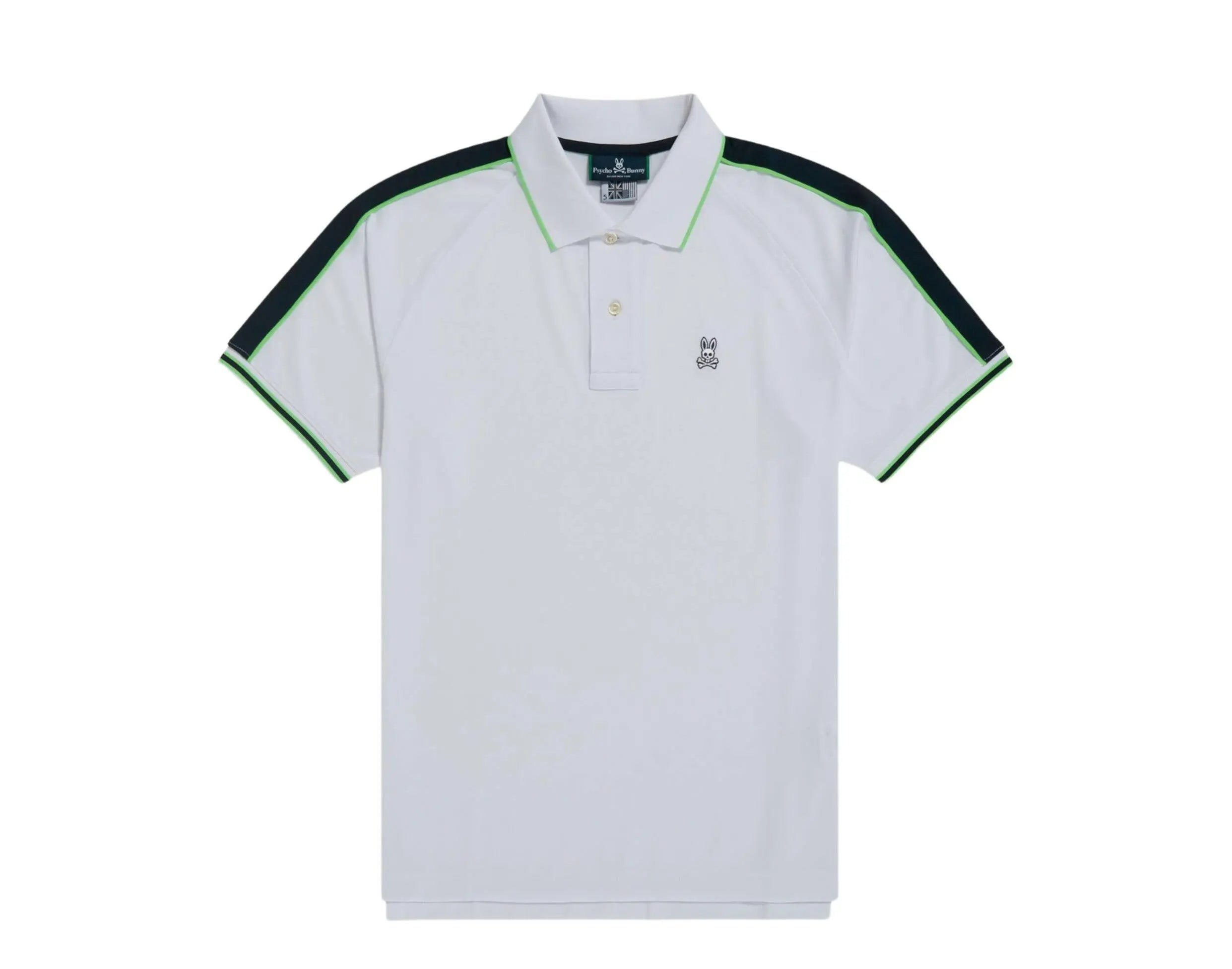 Psycho Bunny Jayden Stripe Sport Polo Men's Shirt.