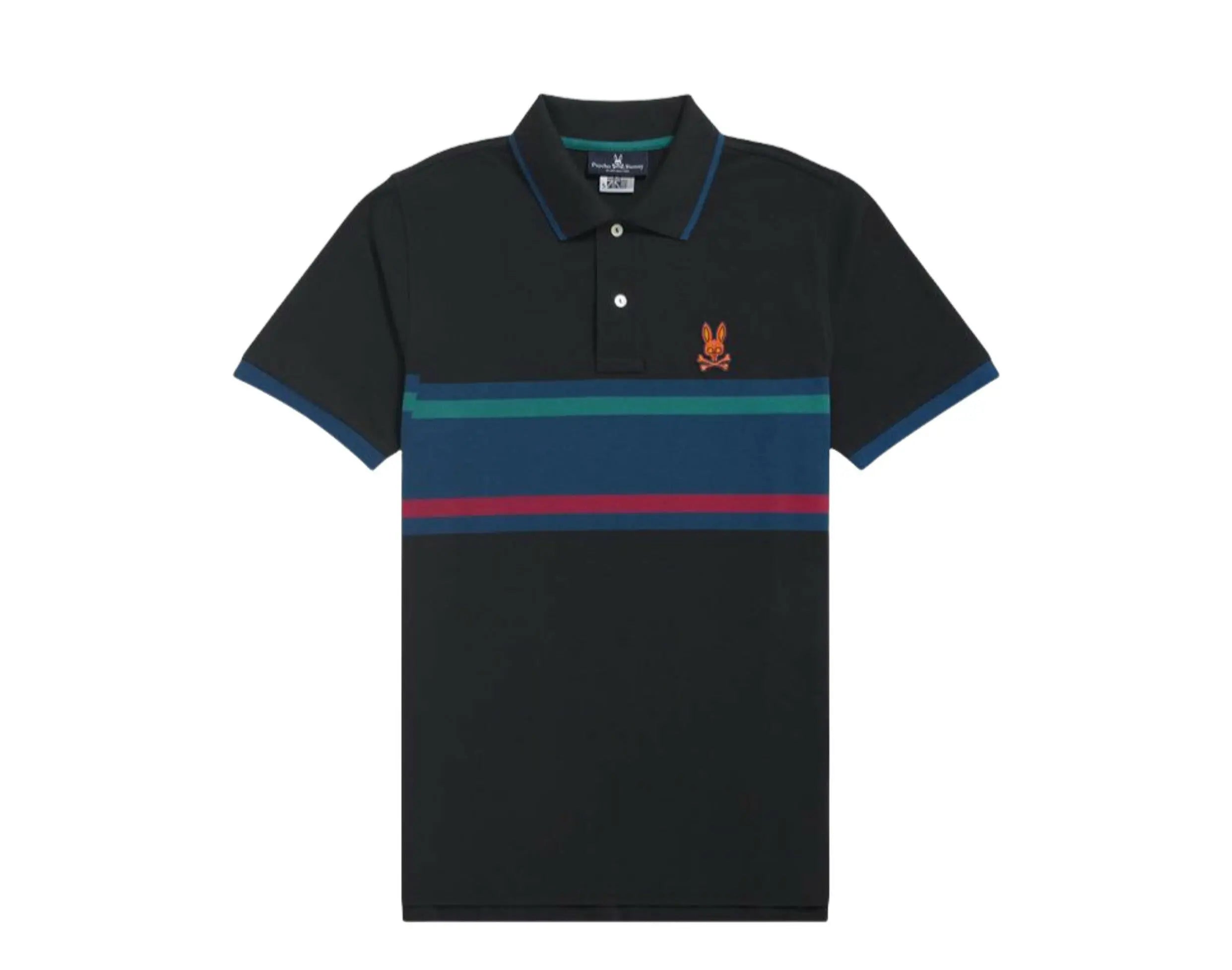 Psycho Bunny Corby Stripe Polo Men's Shirt.