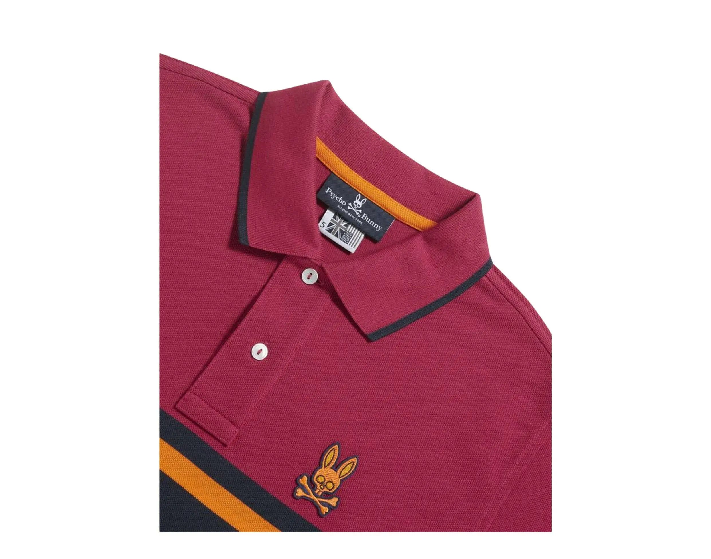 Psycho Bunny Corby Stripe Polo Men's Shirt.