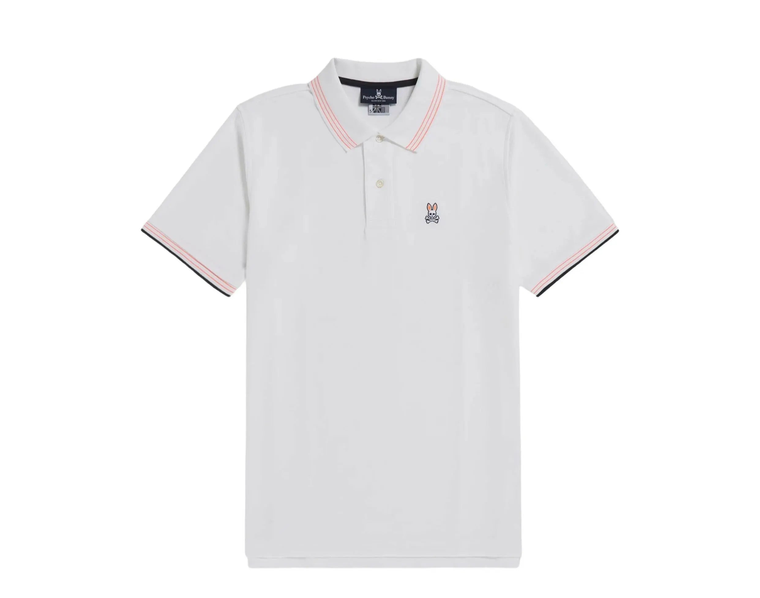 Psycho Bunny Anthony Neon Tipped Polo Men's Shirt.