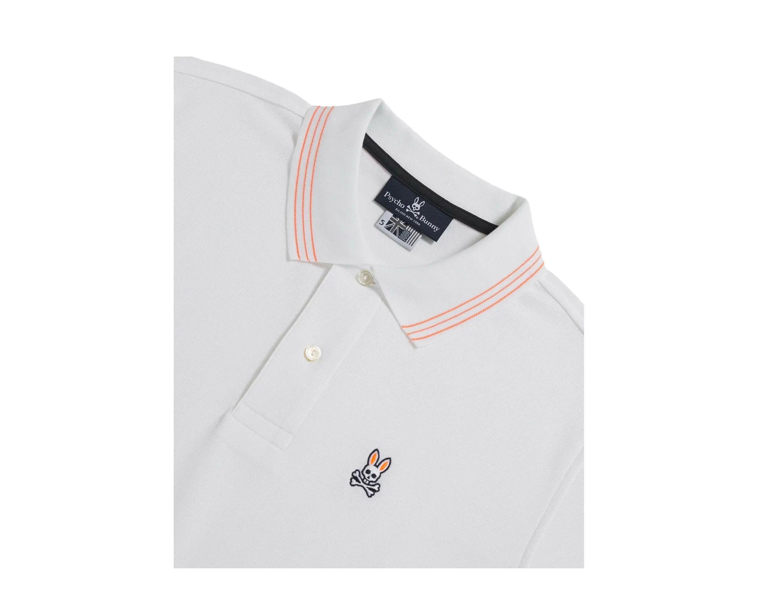 Psycho Bunny Anthony Neon Tipped Polo Men's Shirt.