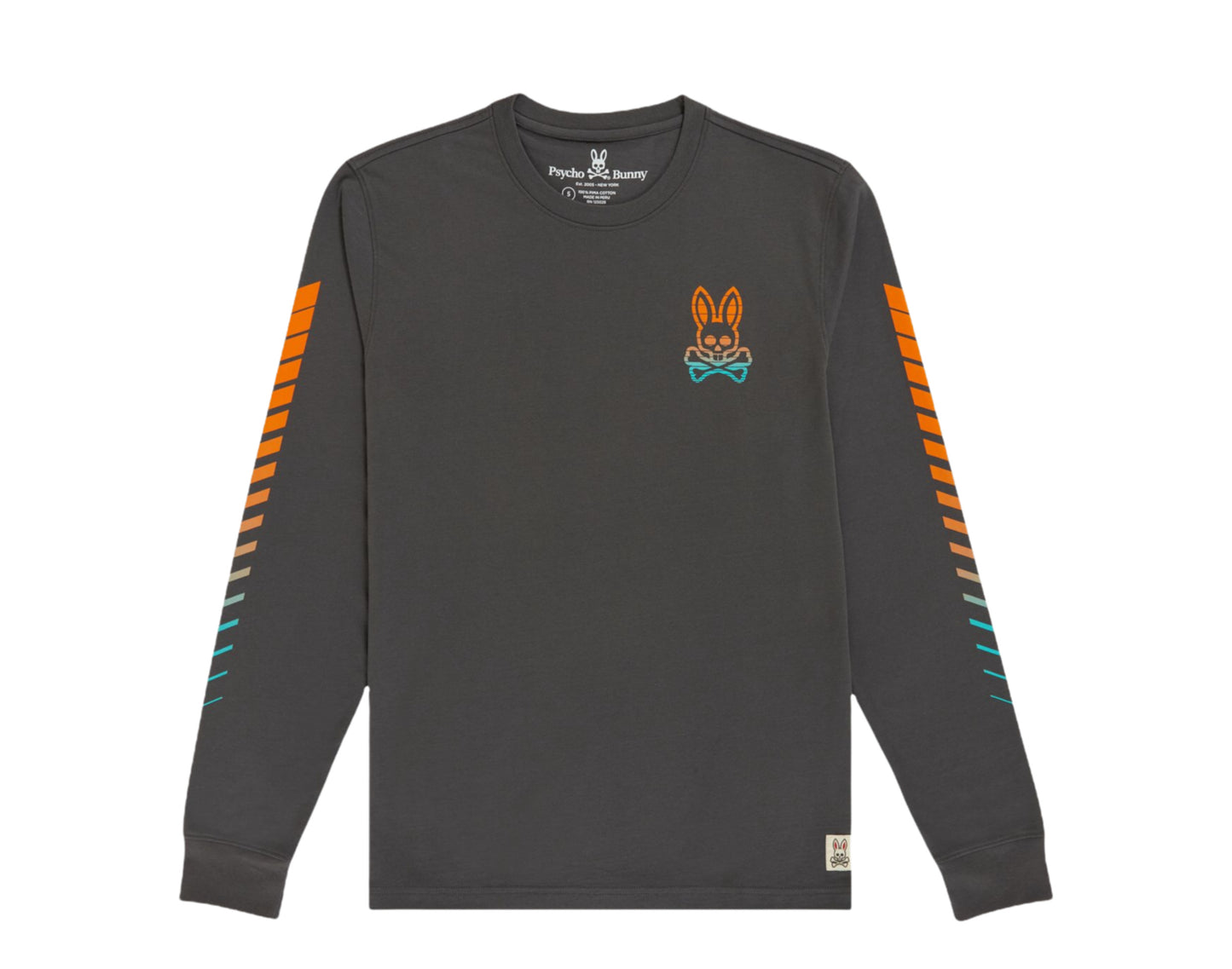 Psycho Bunny Egremont Graphic Men's Long Sleeve Tee Shirt