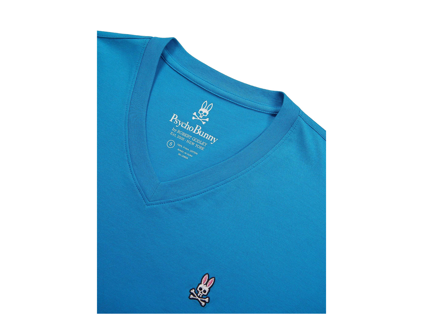 Psycho Bunny Classic V-Neck Men's Tee Shirt