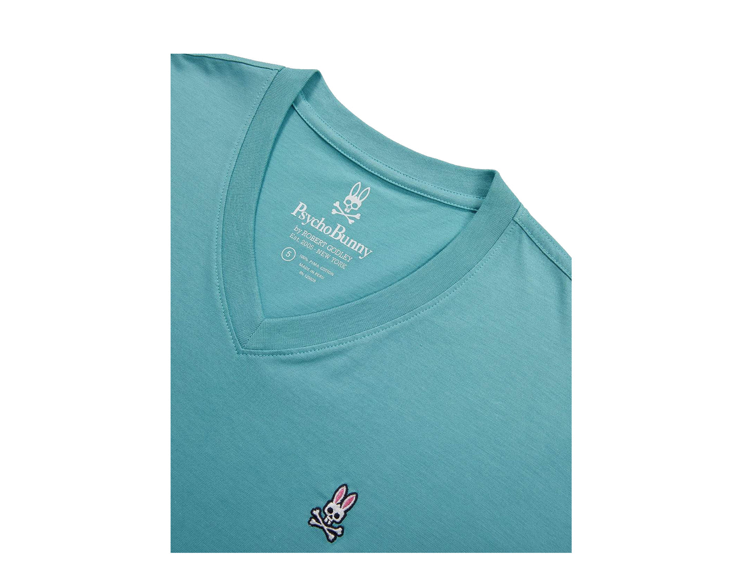 Psycho Bunny Classic V-Neck Men's Tee Shirt