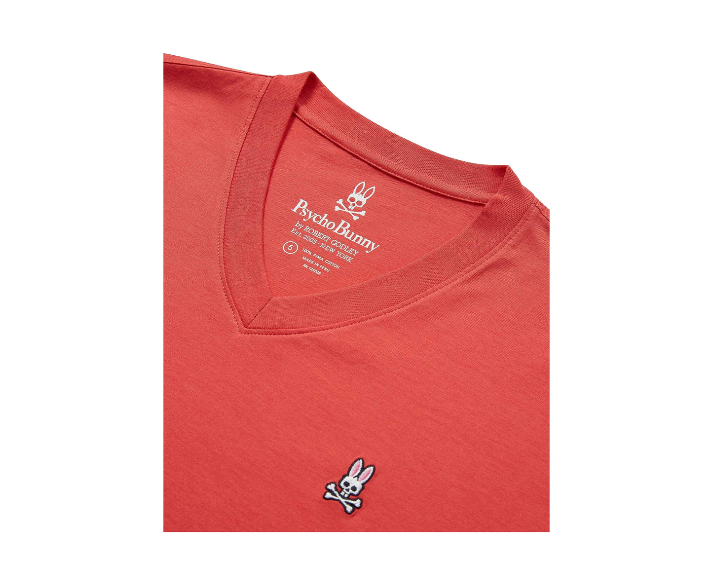 Psycho Bunny Classic V-Neck Men's Tee Shirt