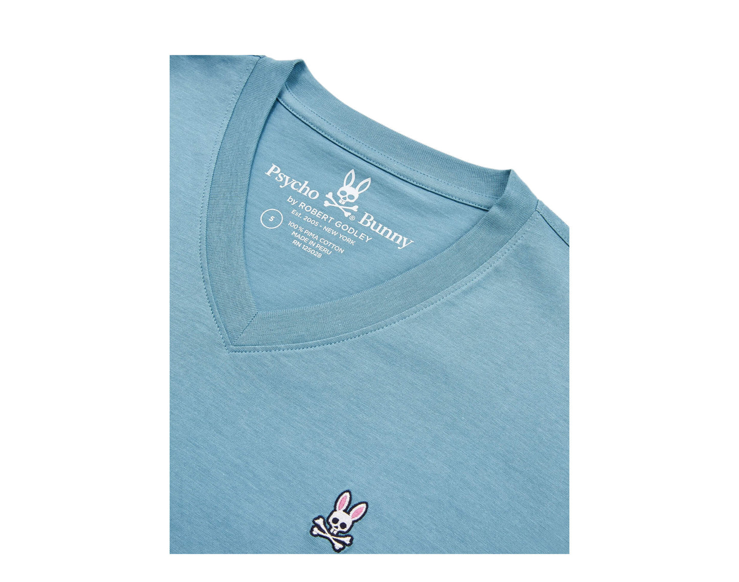 Psycho Bunny Classic V-Neck Men's Tee Shirt