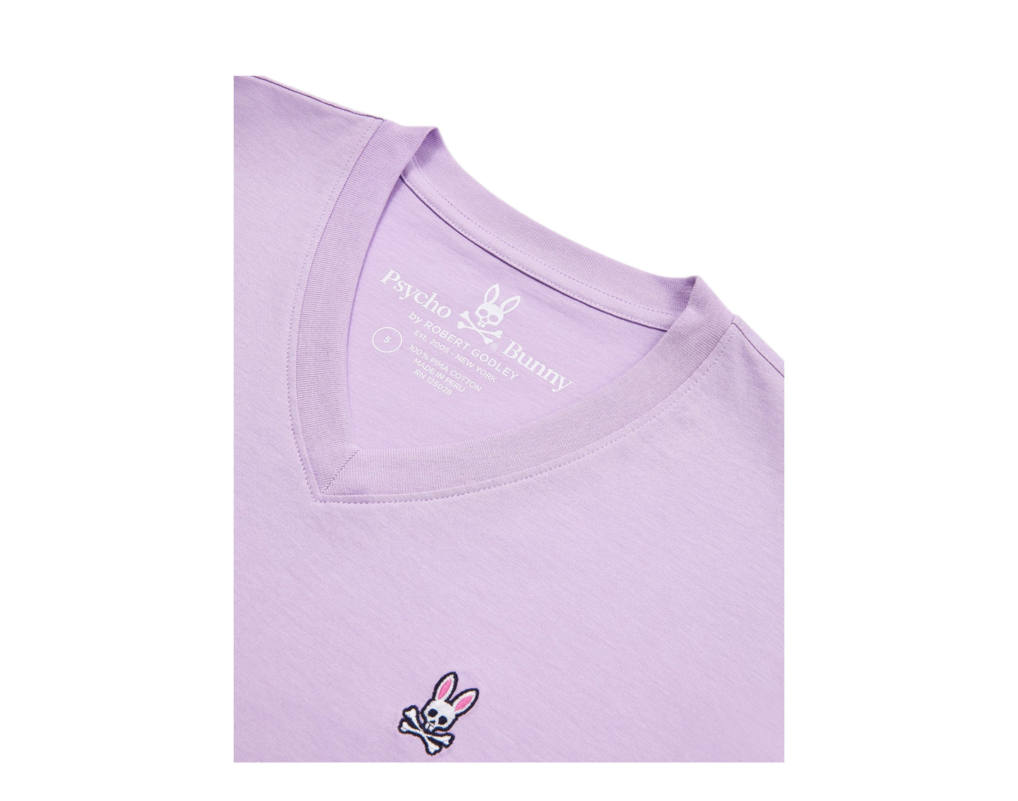 Psycho Bunny Classic V-Neck Men's Tee Shirt