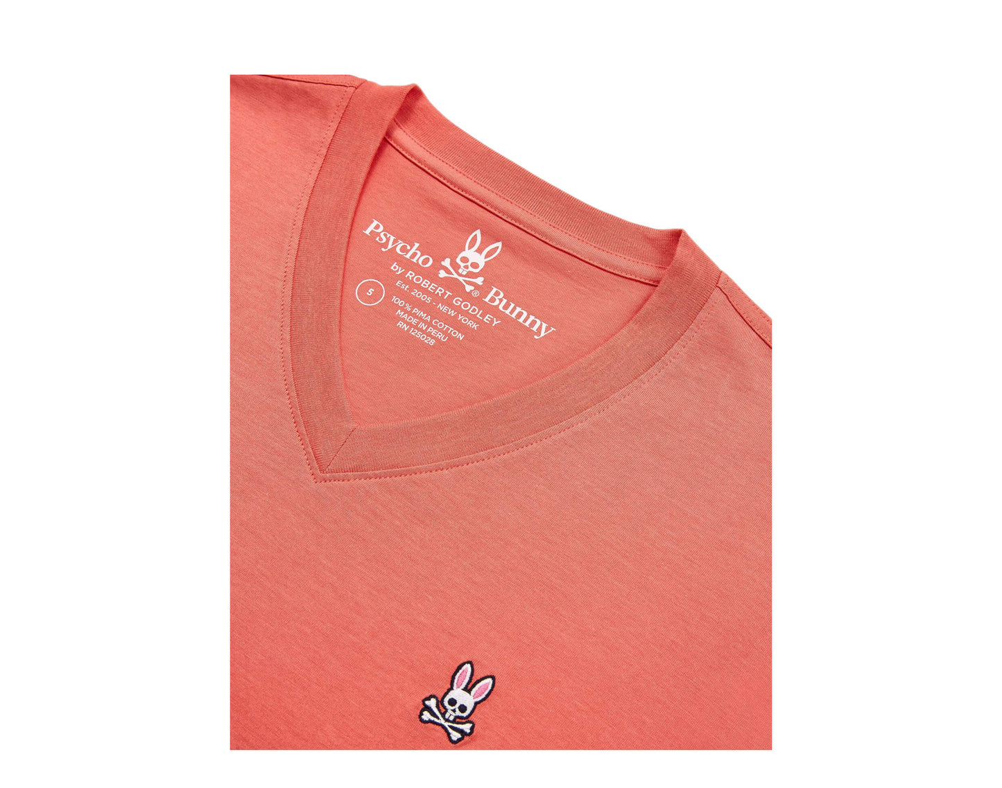 Psycho Bunny Classic V-Neck Men's Tee Shirt