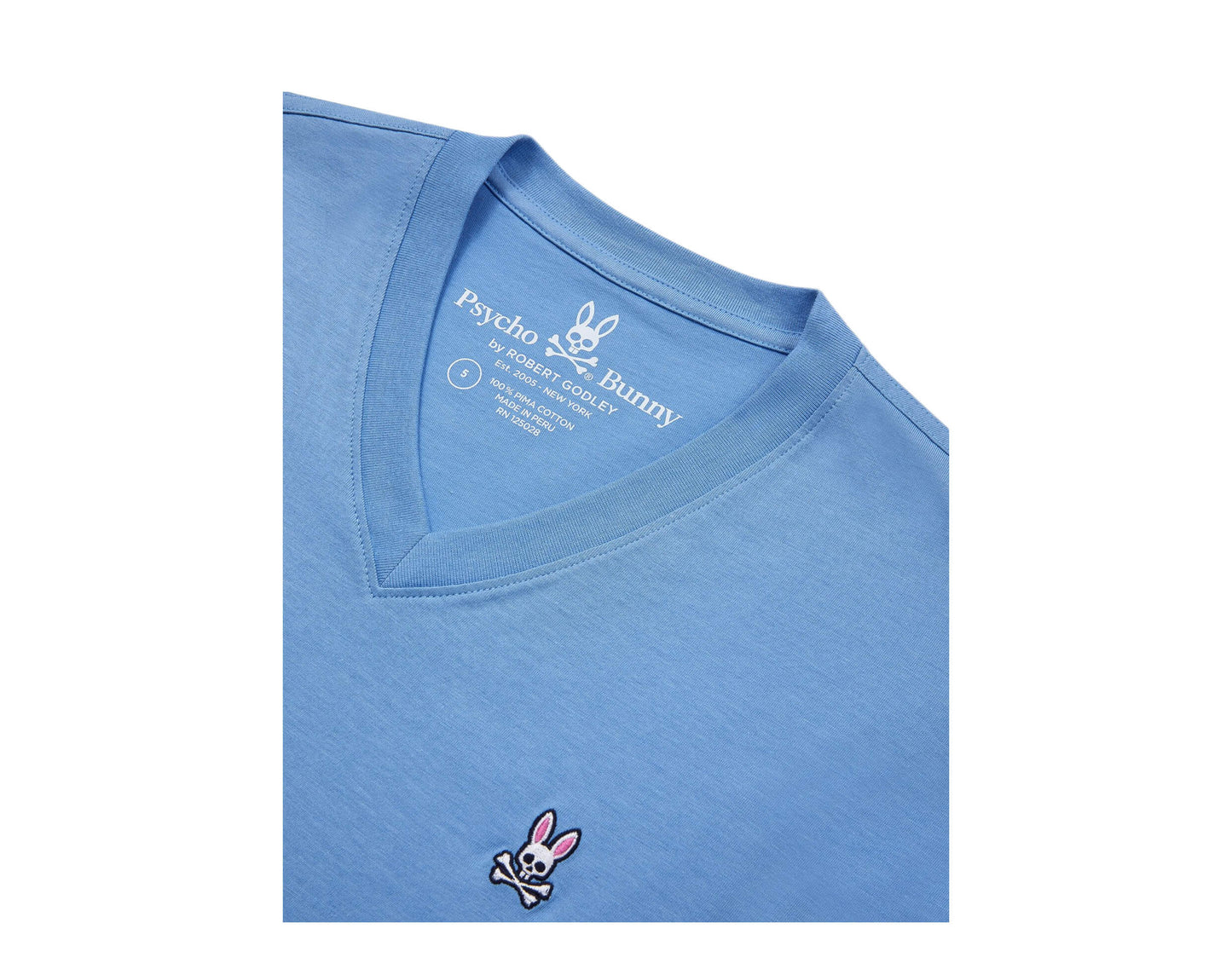 Psycho Bunny Classic V-Neck Men's Tee Shirt