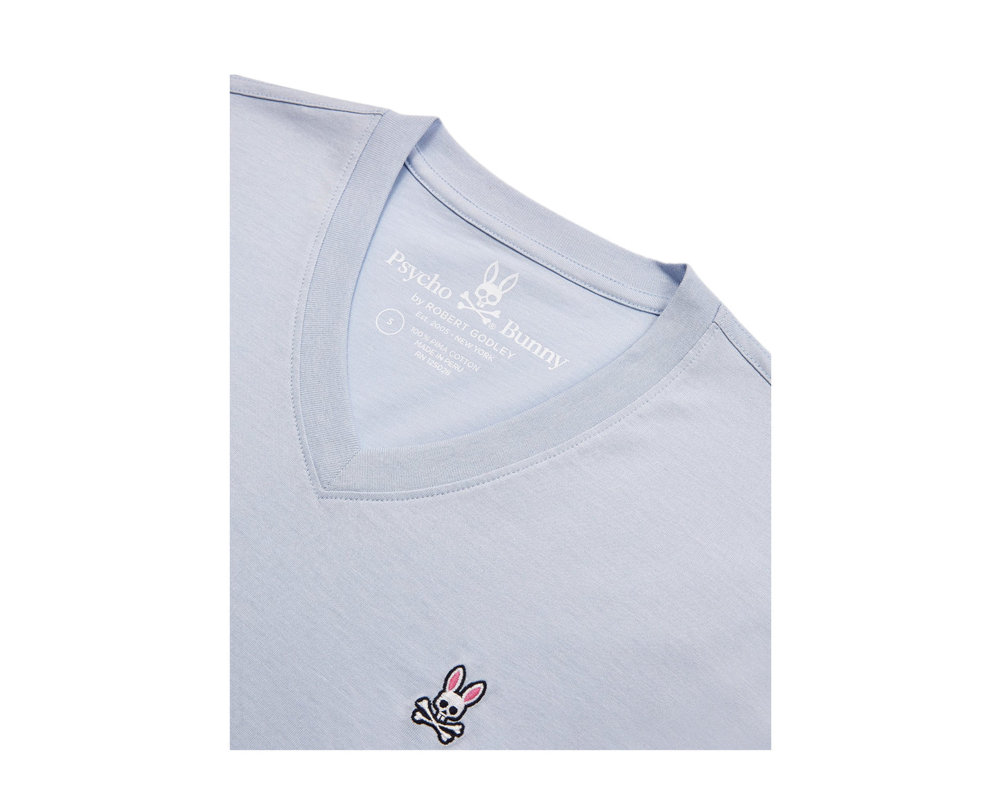Psycho Bunny Classic V-Neck Men's Tee Shirt