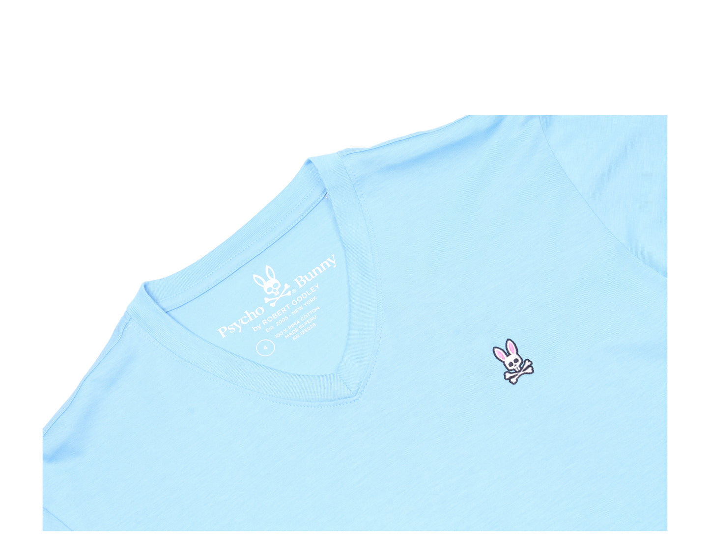 Psycho Bunny Classic V-Neck Men's Tee Shirt