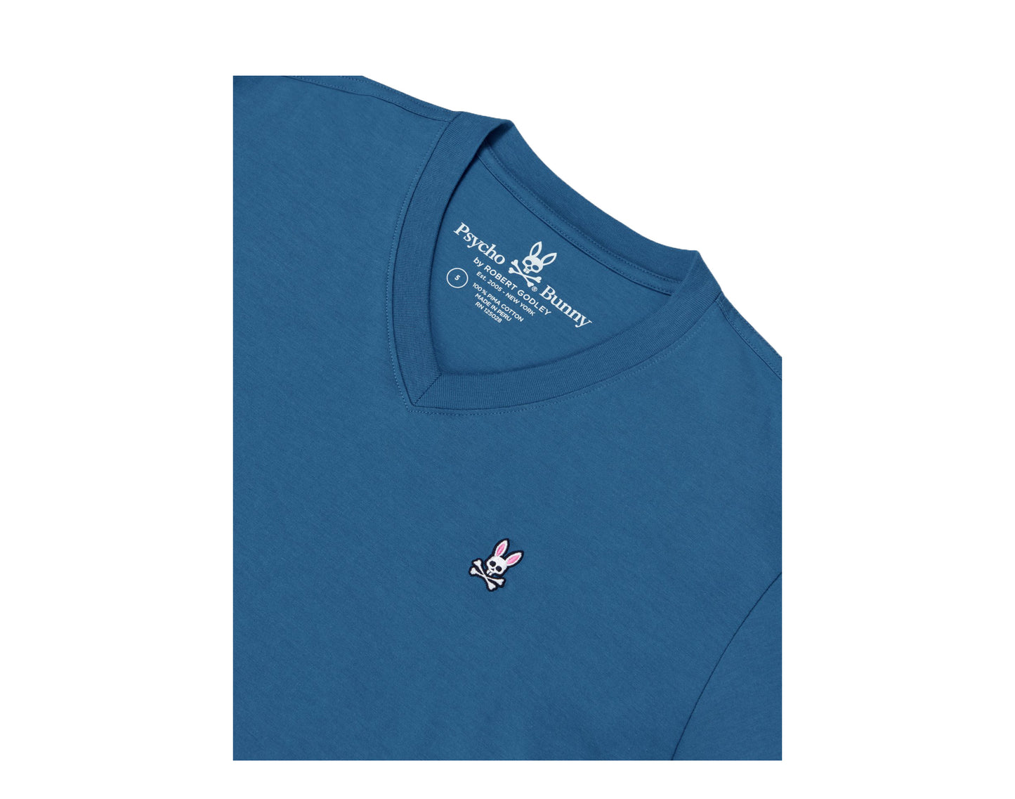 Psycho Bunny Classic V-Neck Men's Tee Shirt