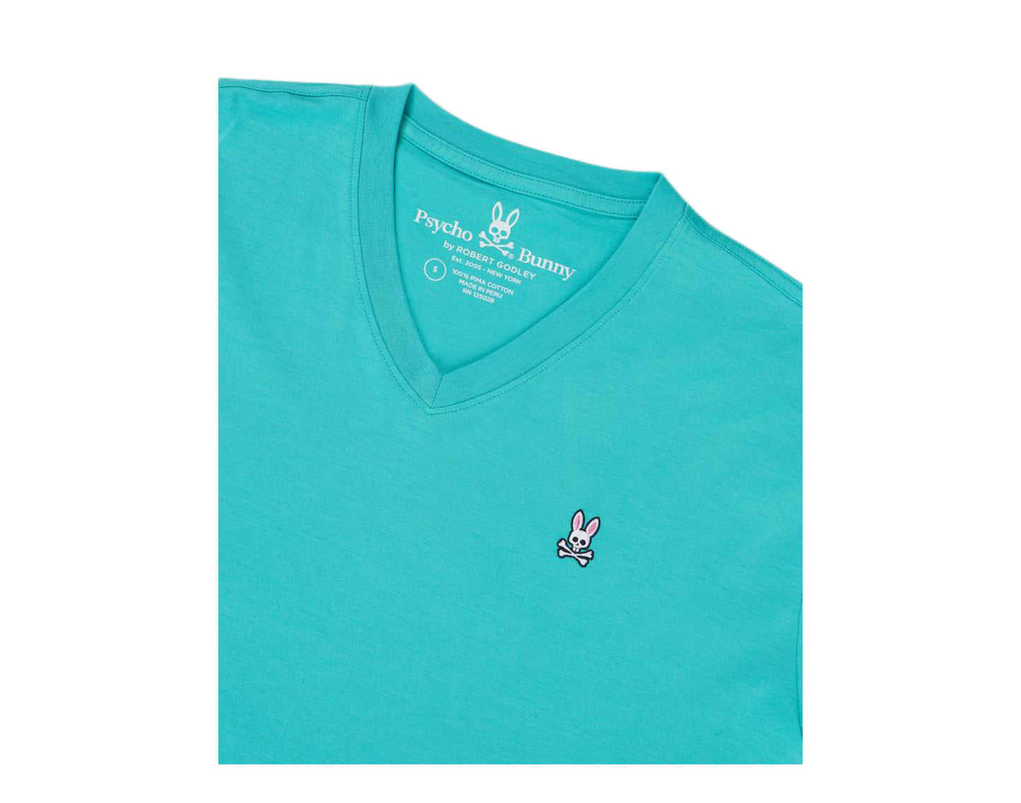 Psycho Bunny Classic V-Neck Men's Tee Shirt