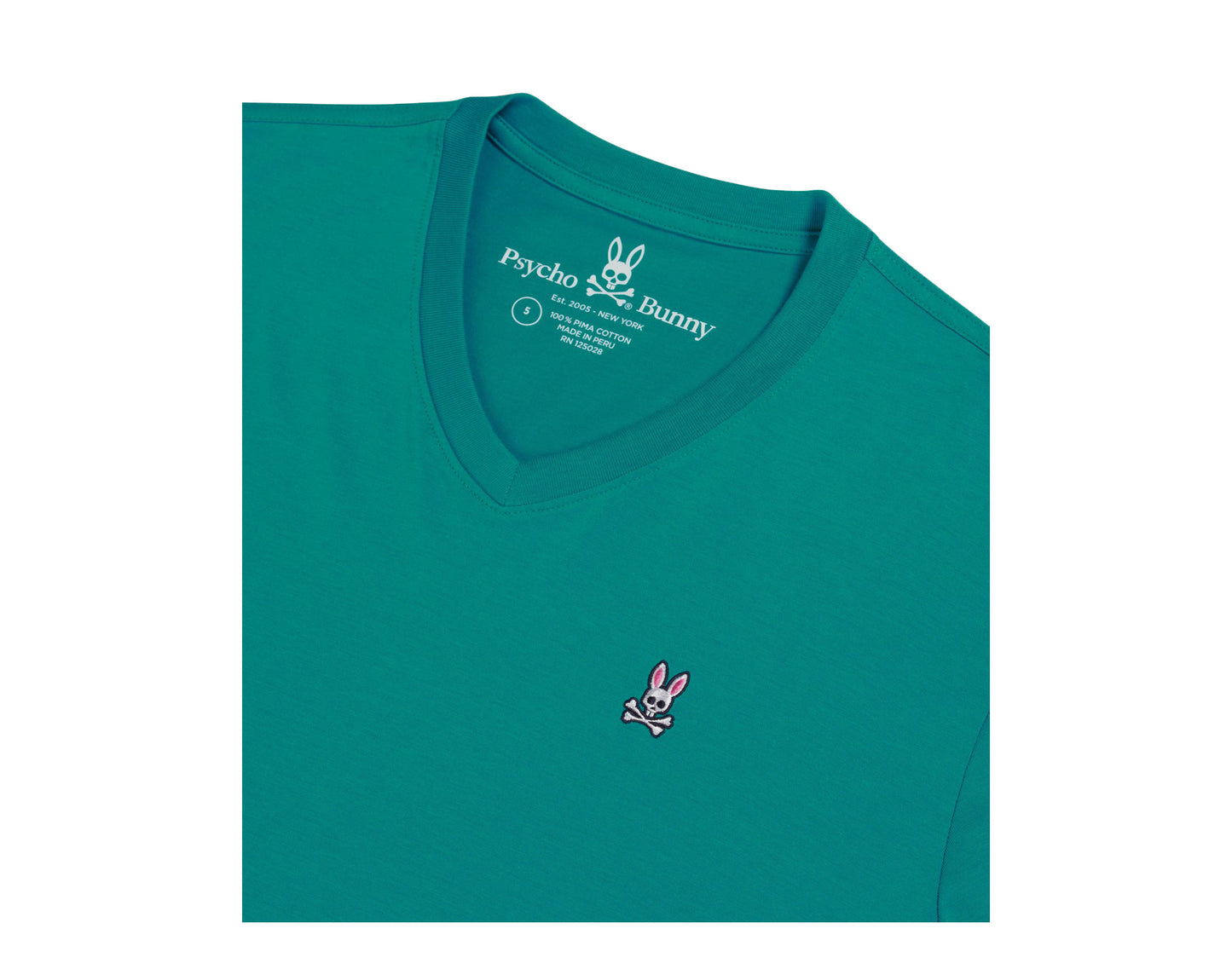 Psycho Bunny Classic V-Neck Men's Tee Shirt