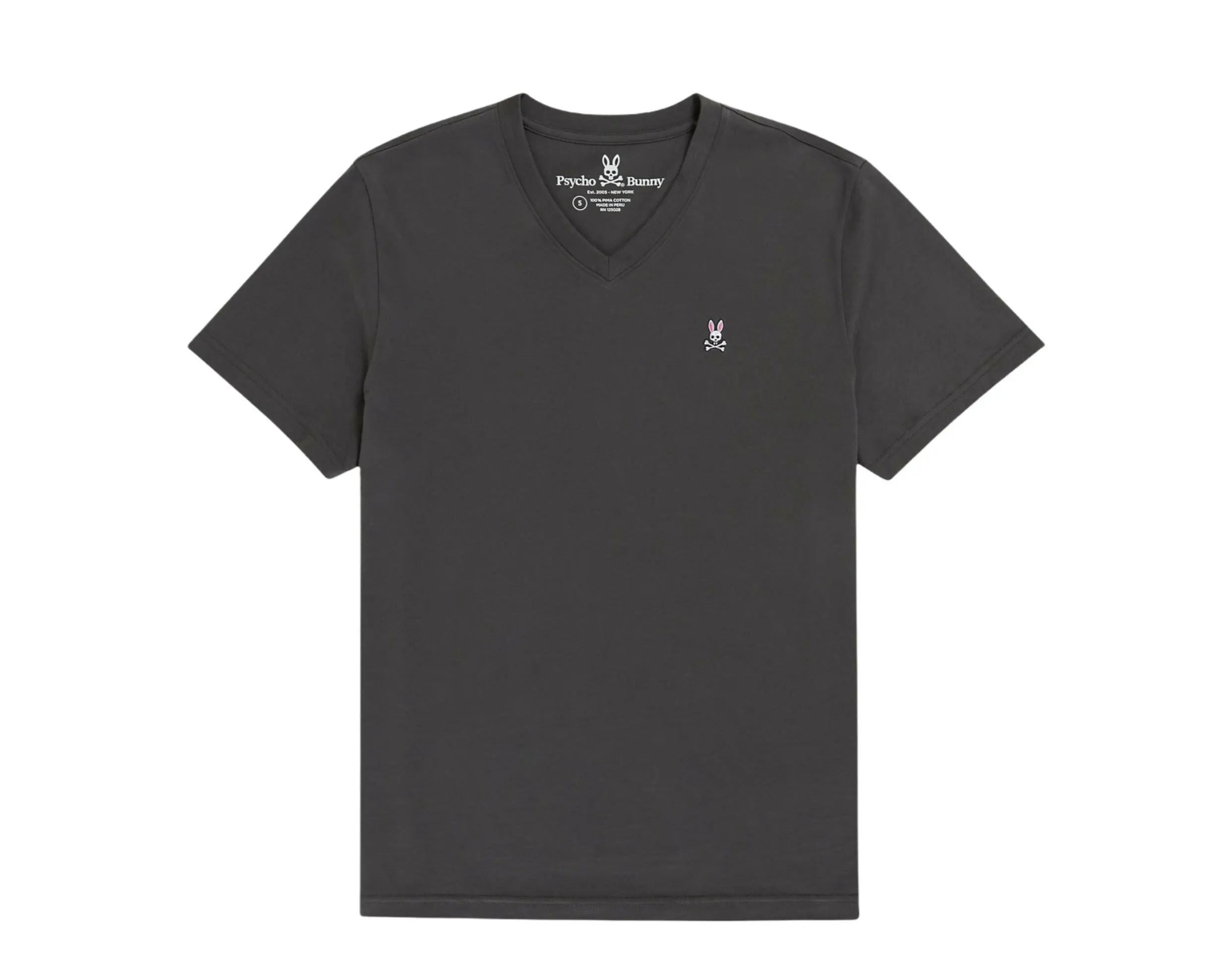 Psycho Bunny Classic V-Neck Men's Tee Shirt.