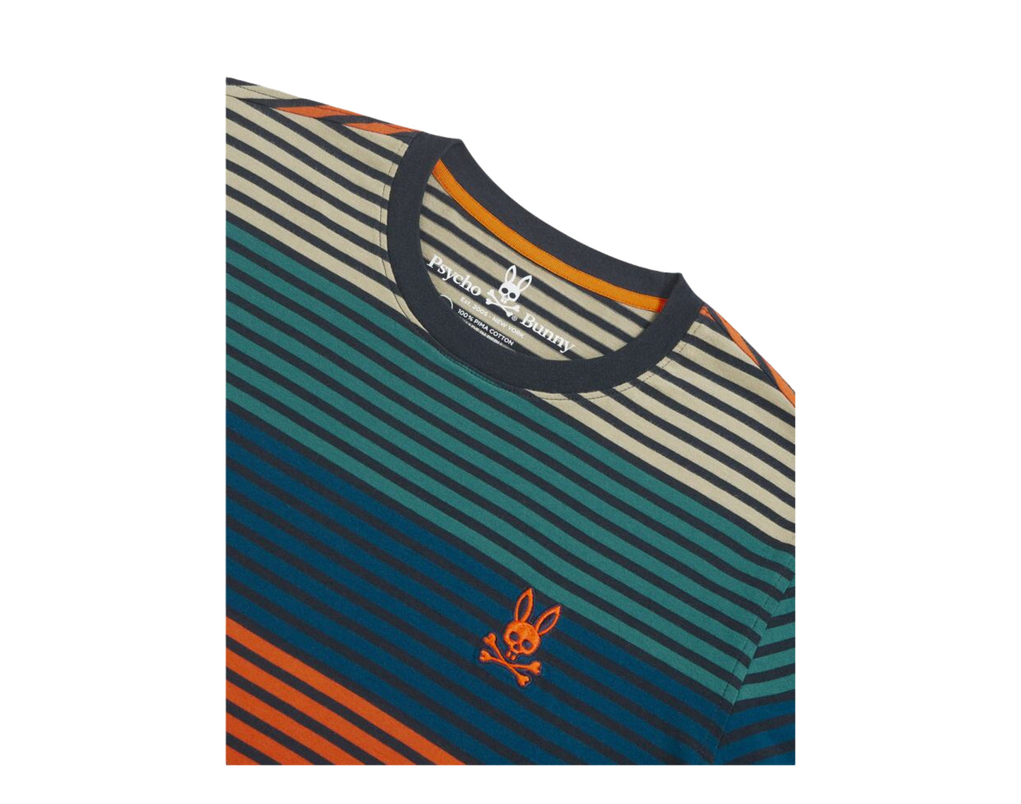 Psycho Bunny Carlisle Stripe Men's Tee Shirt
