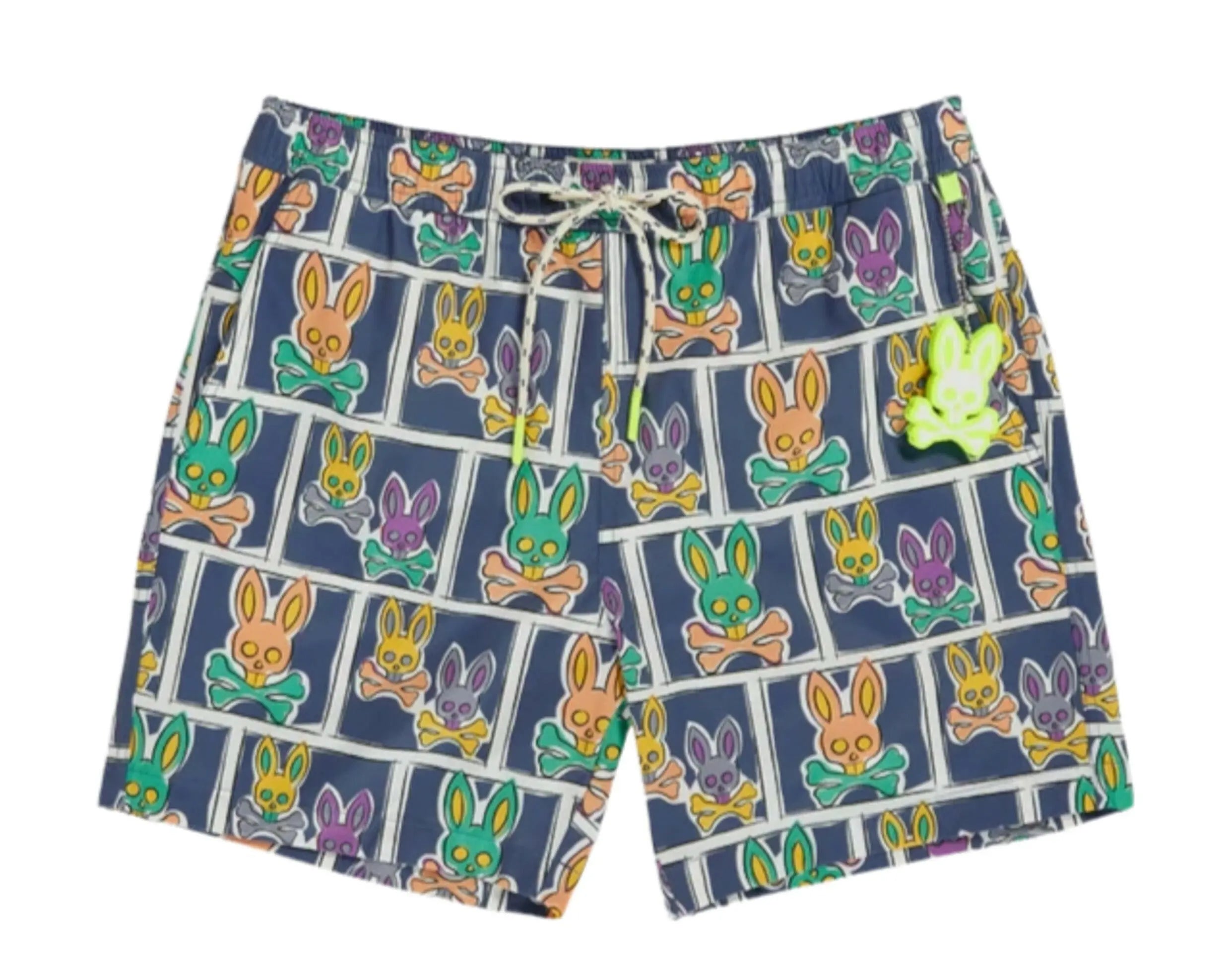 Psycho Bunny James Bunny In Box Men's Swim Trunks.