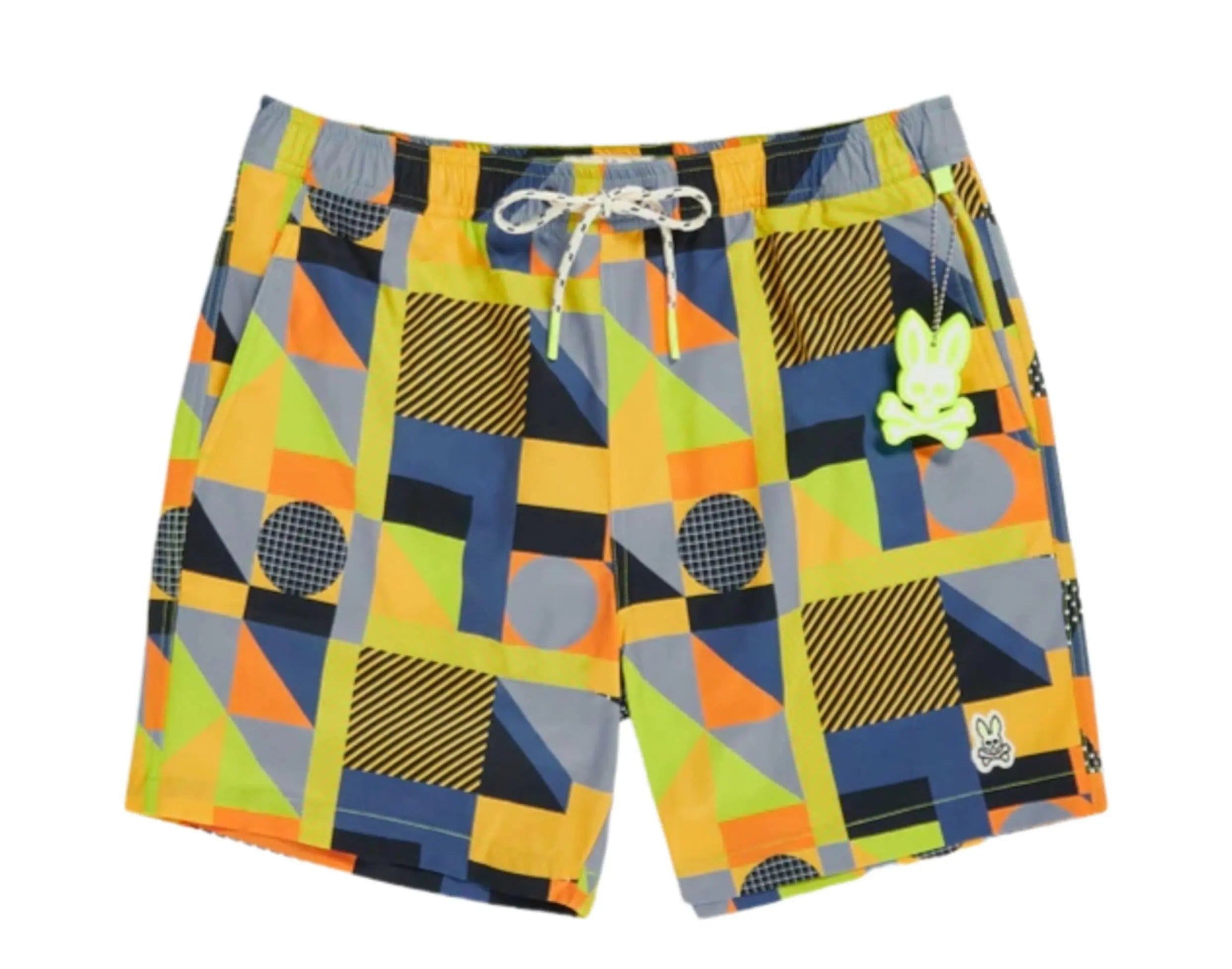 Psycho Bunny Henry Deco Men's Swim Trunks.