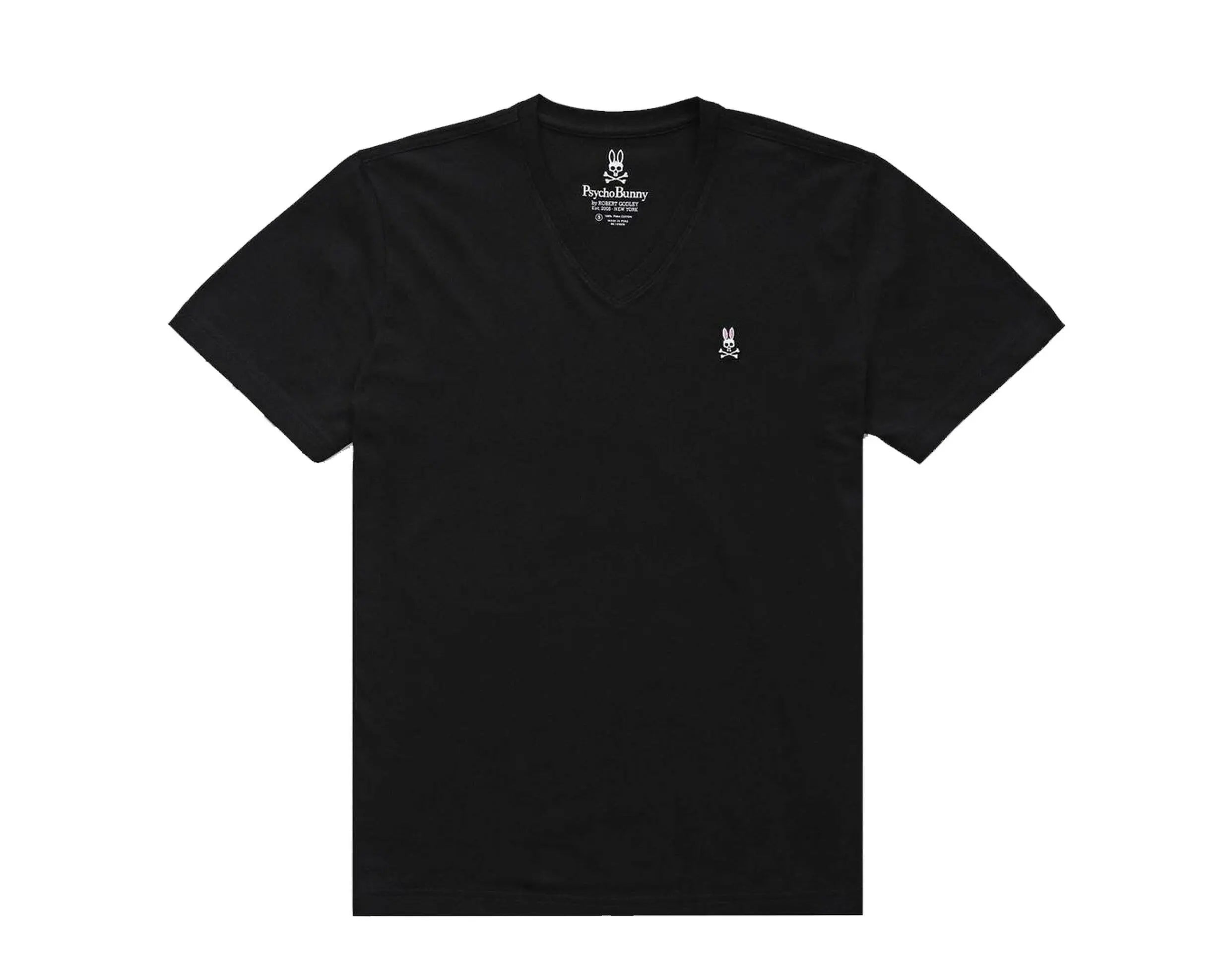 Psycho Bunny Classic V-Neck Men's Big and Tall Tee Shirt.