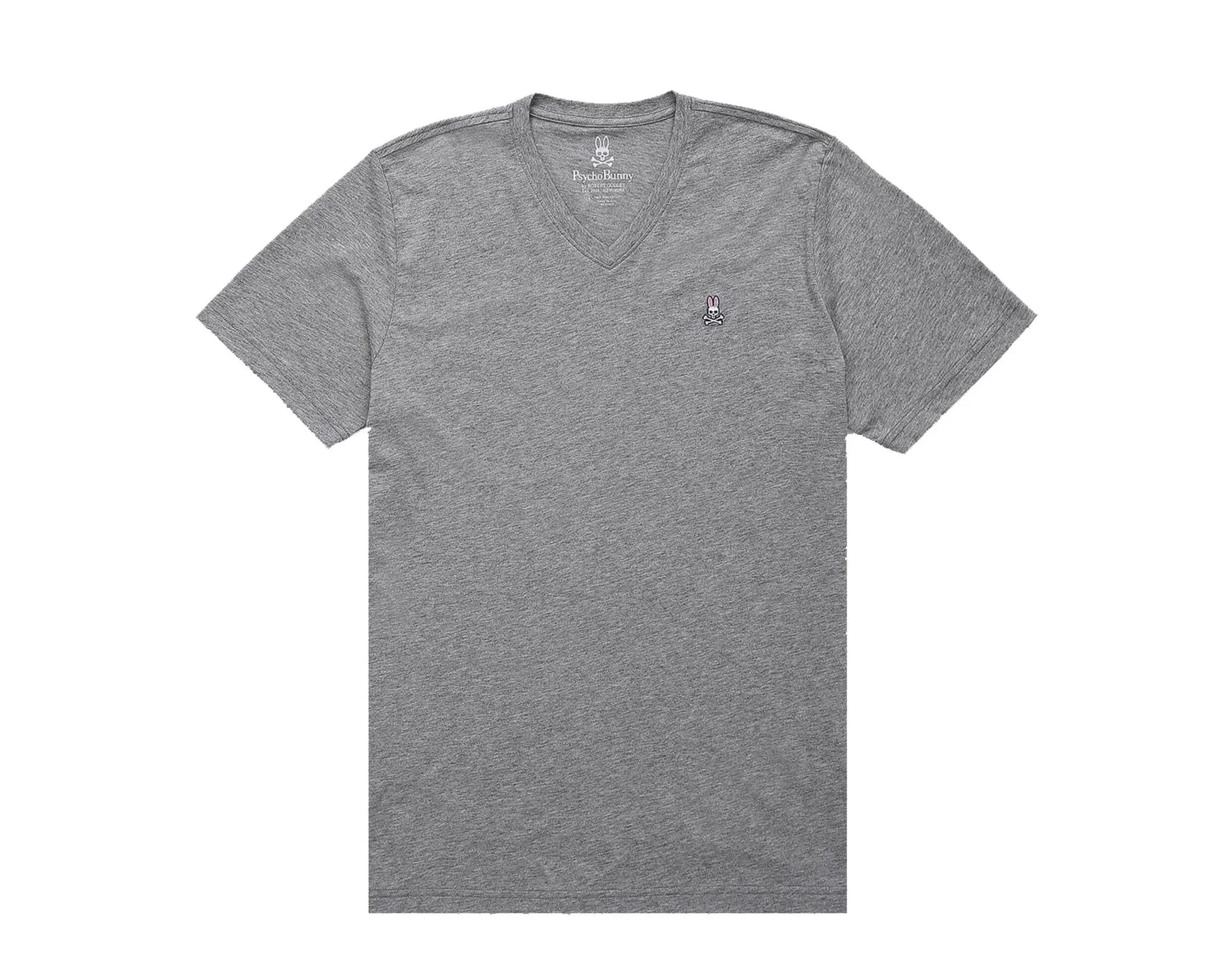 Psycho Bunny Classic V-Neck Men's Big and Tall Tee Shirt.