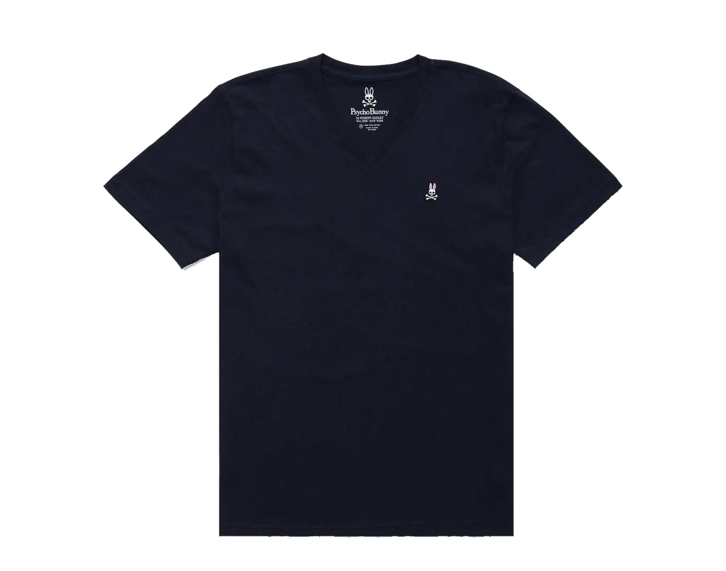 Psycho Bunny Classic V-Neck Men's Big and Tall Tee Shirt.