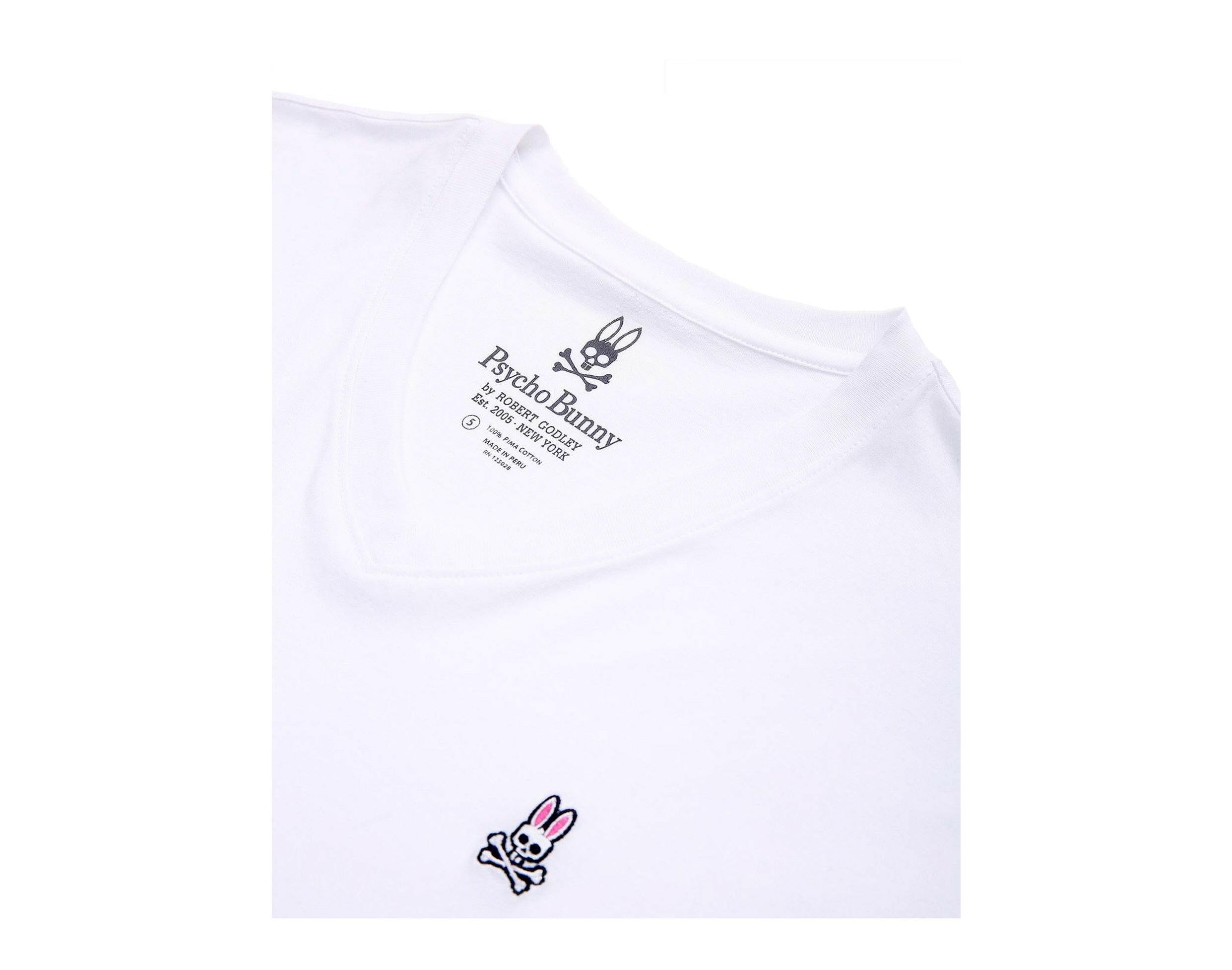 Psycho Bunny Classic V-Neck Men's Big and Tall Tee Shirt.