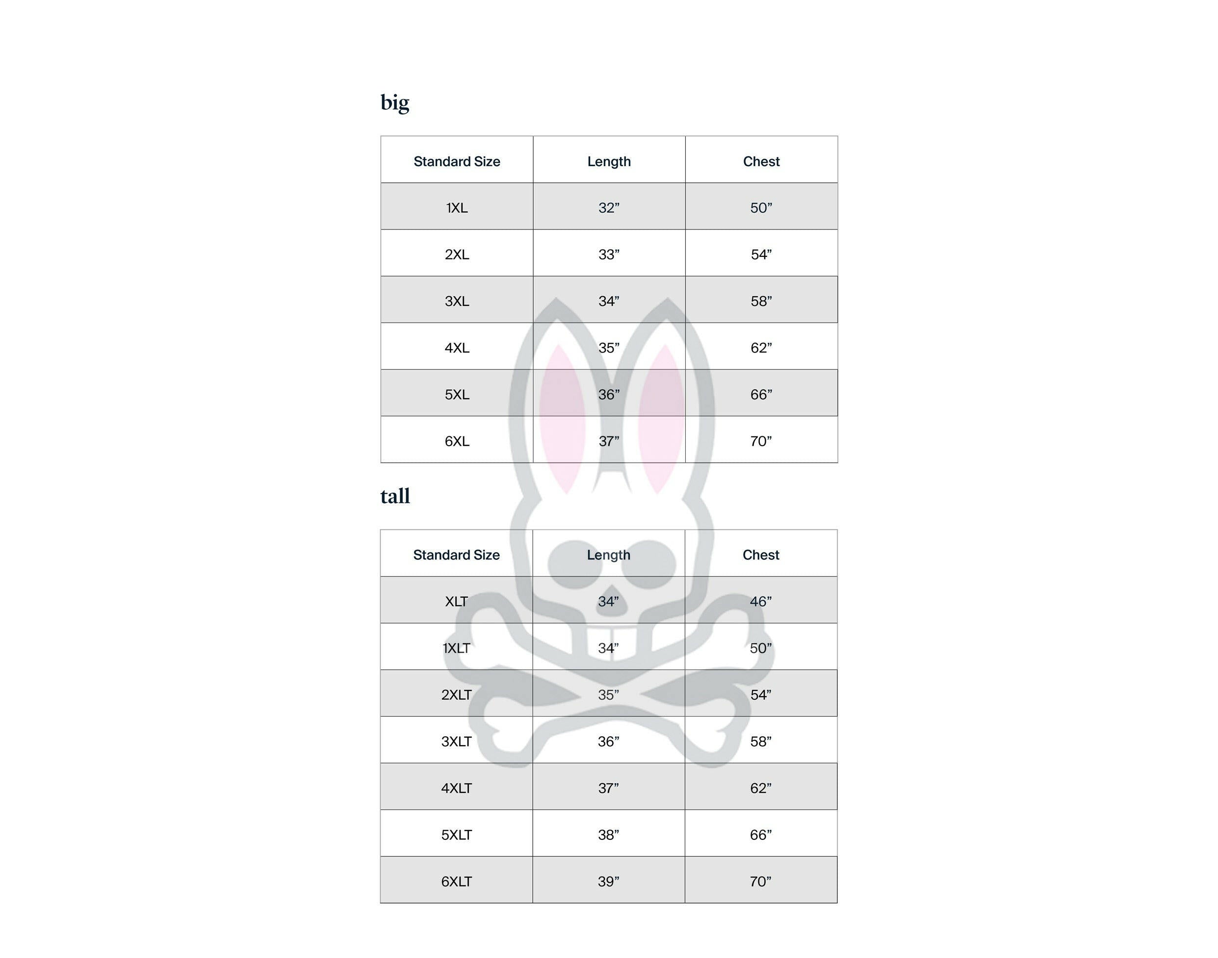 Psycho Bunny Classic V-Neck Men's Big and Tall Tee Shirt.