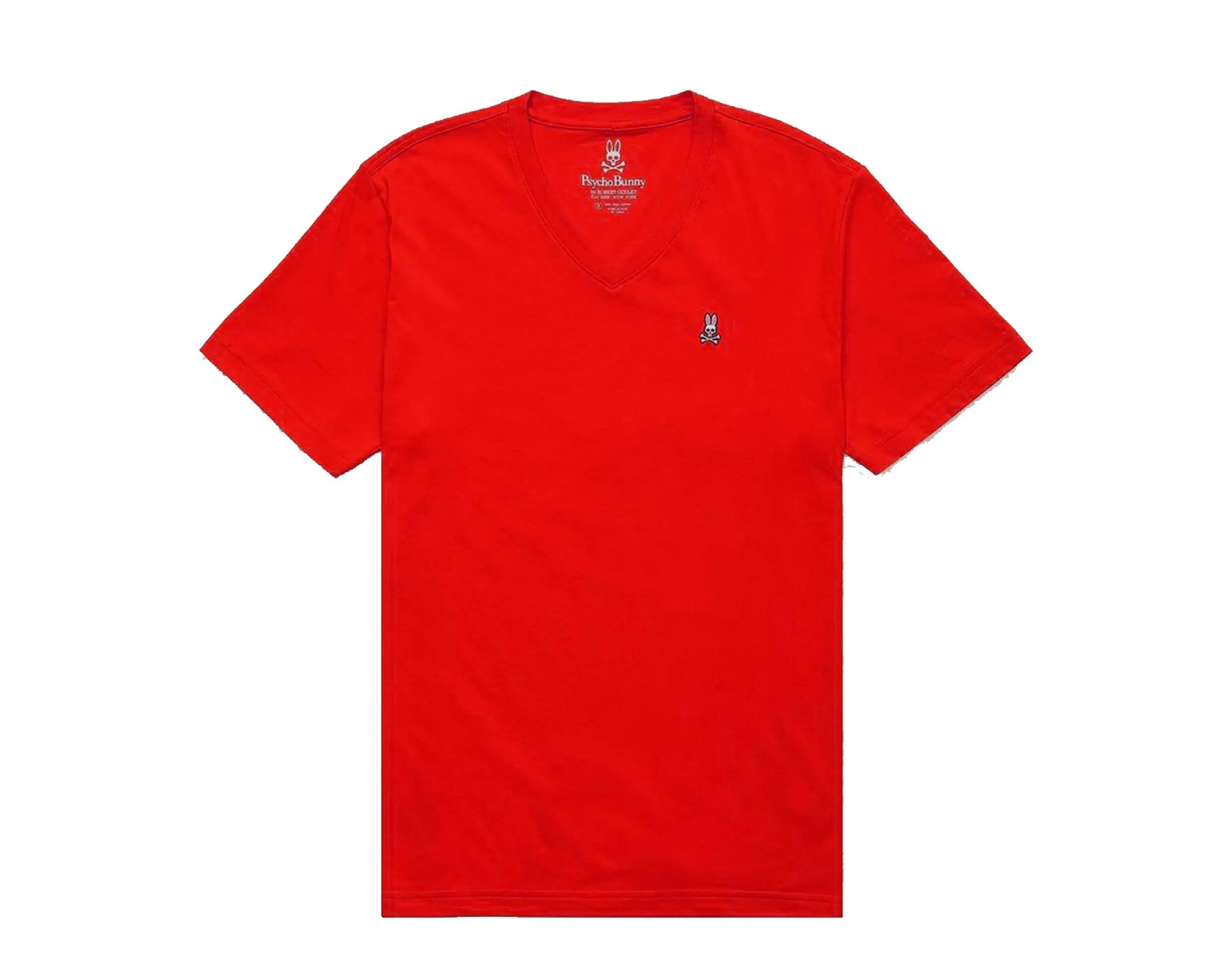 Psycho Bunny Classic V-Neck Men's Big and Tall Tee Shirt.