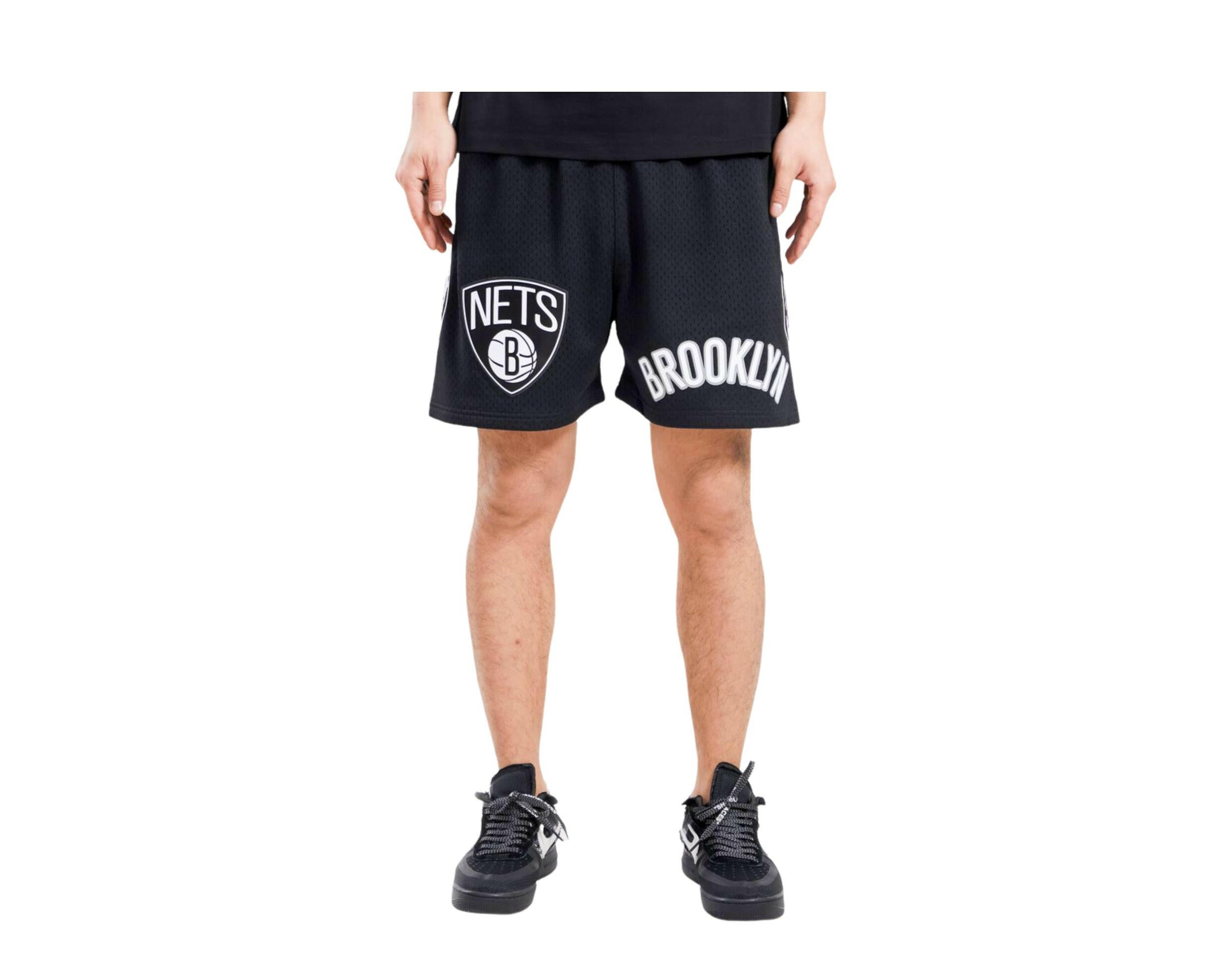Pro Standard NBA Brooklyn Nets Logo Pro Team Mesh Shorts.