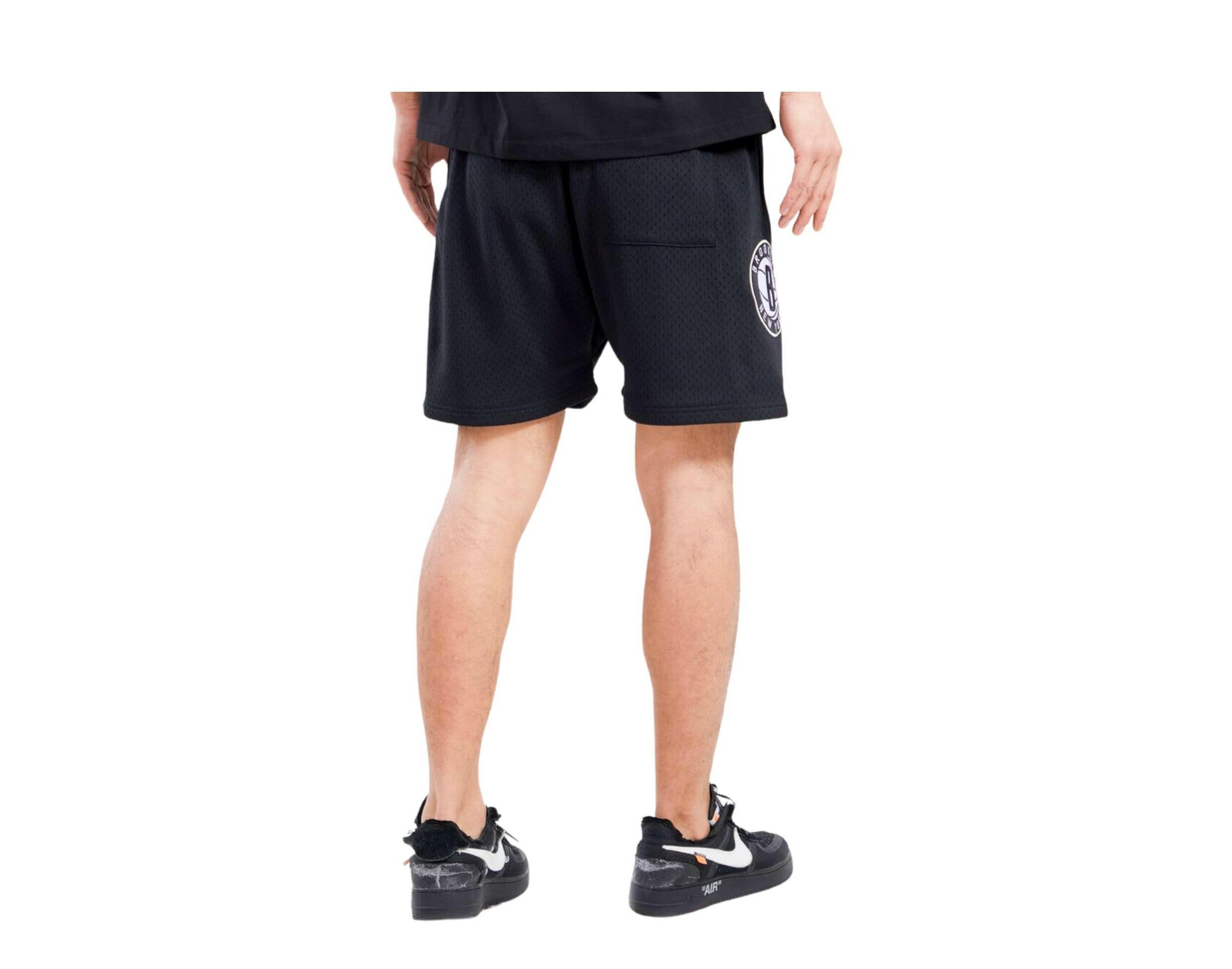 Pro Standard NBA Brooklyn Nets Logo Pro Team Mesh Shorts.