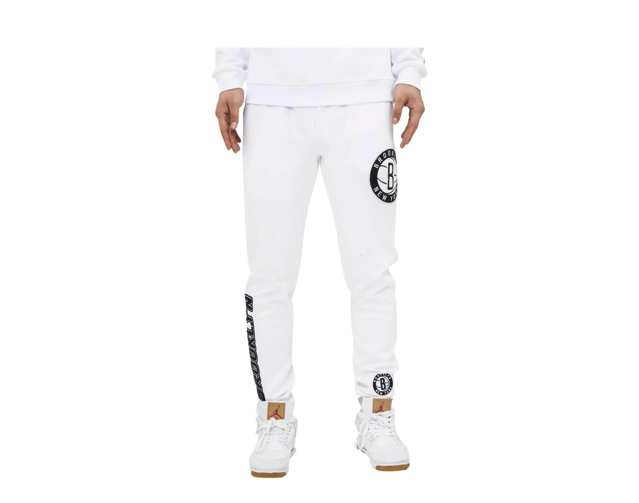 Pro Standard NBA Brooklyn Nets Logo Joggers Men's Sweatpants.