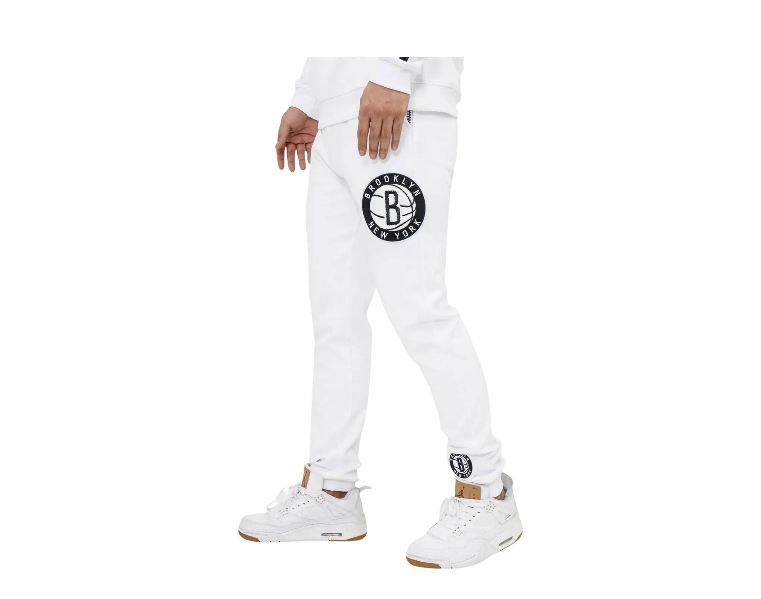 Pro Standard NBA Brooklyn Nets Logo Joggers Men's Sweatpants.