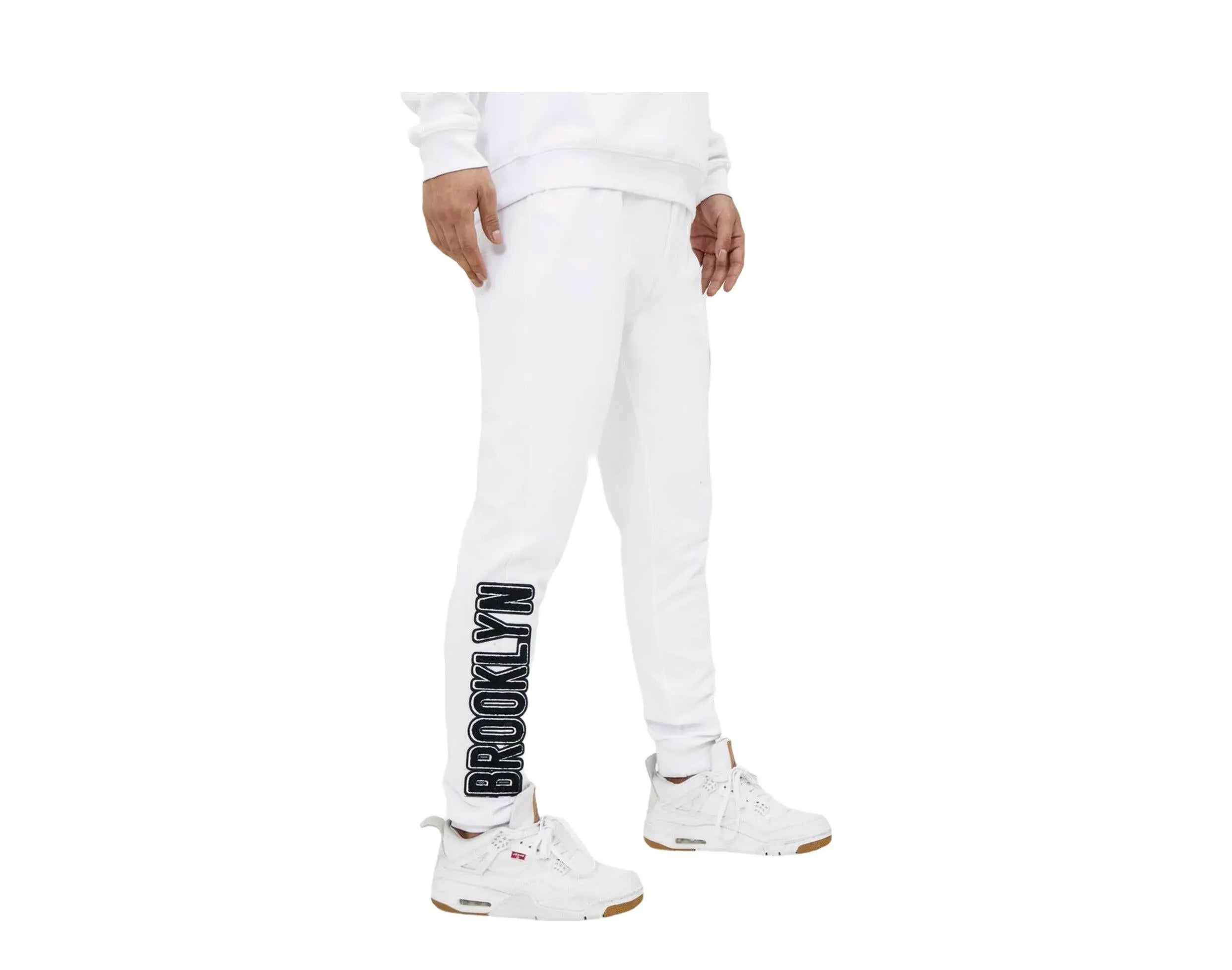 Pro Standard NBA Brooklyn Nets Logo Joggers Men's Sweatpants.