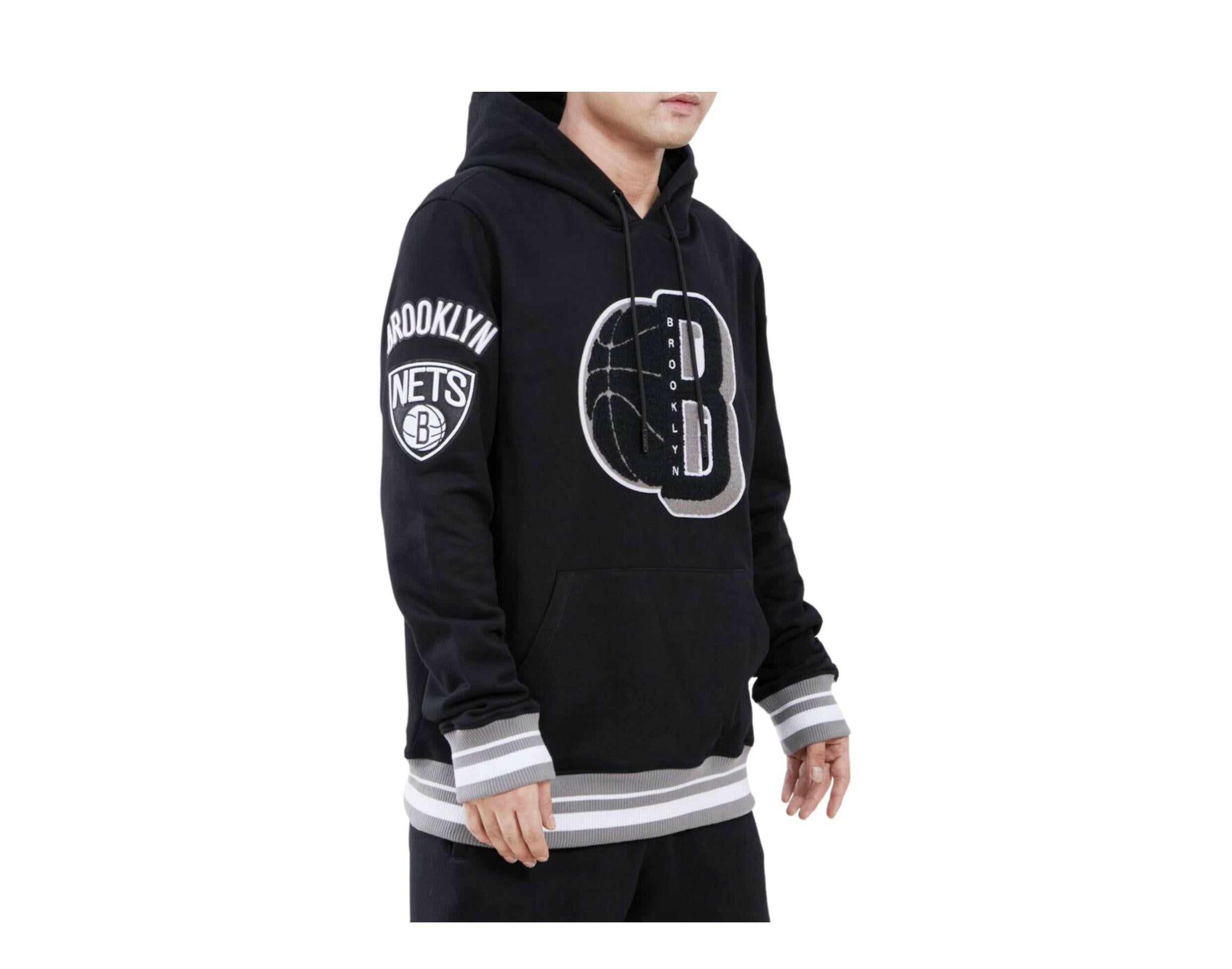 Pro Standard NBA Brooklyn Nets Mash Up Logo P/O Men's Hoodie.