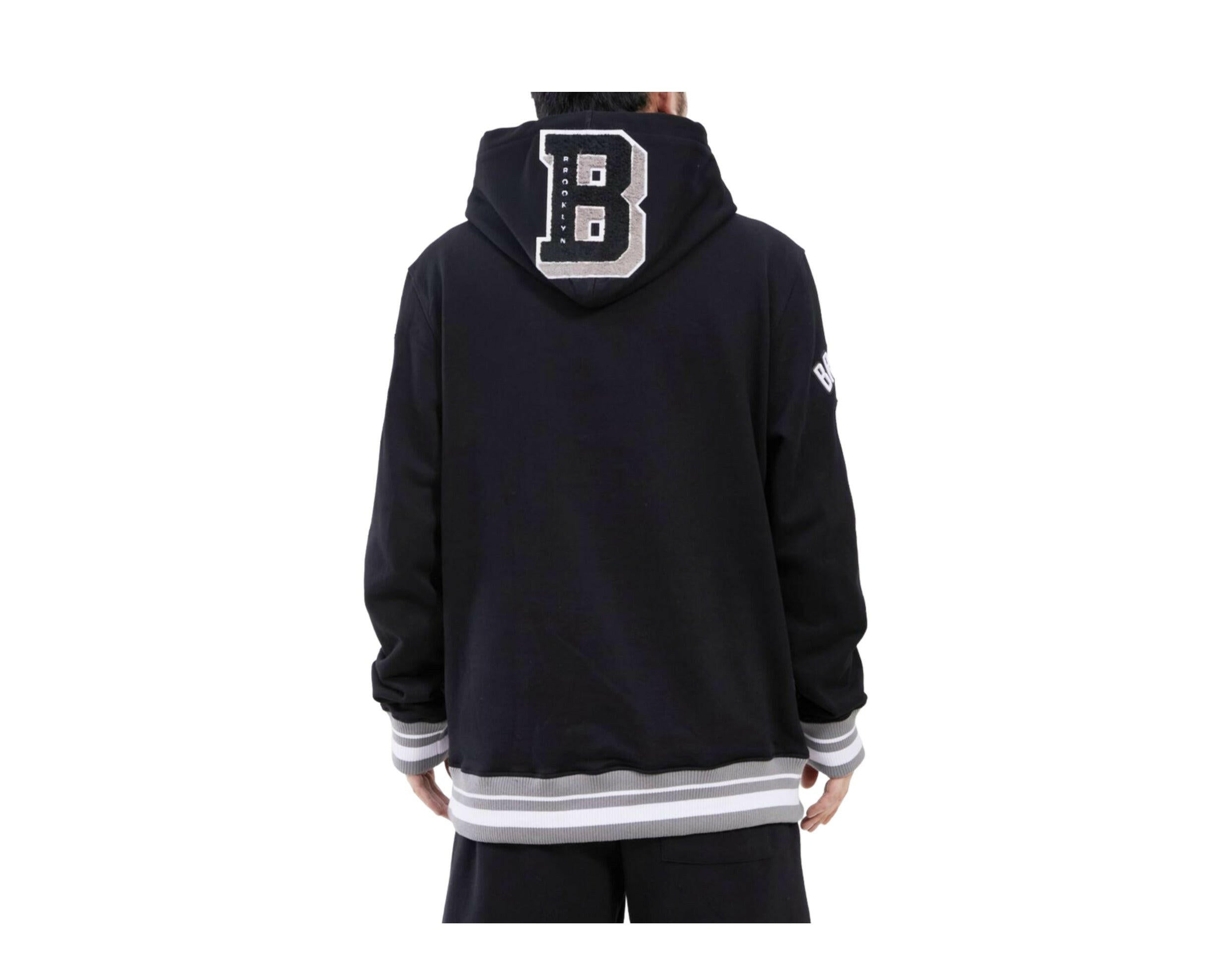 Pro Standard NBA Brooklyn Nets Mash Up Logo P/O Men's Hoodie.