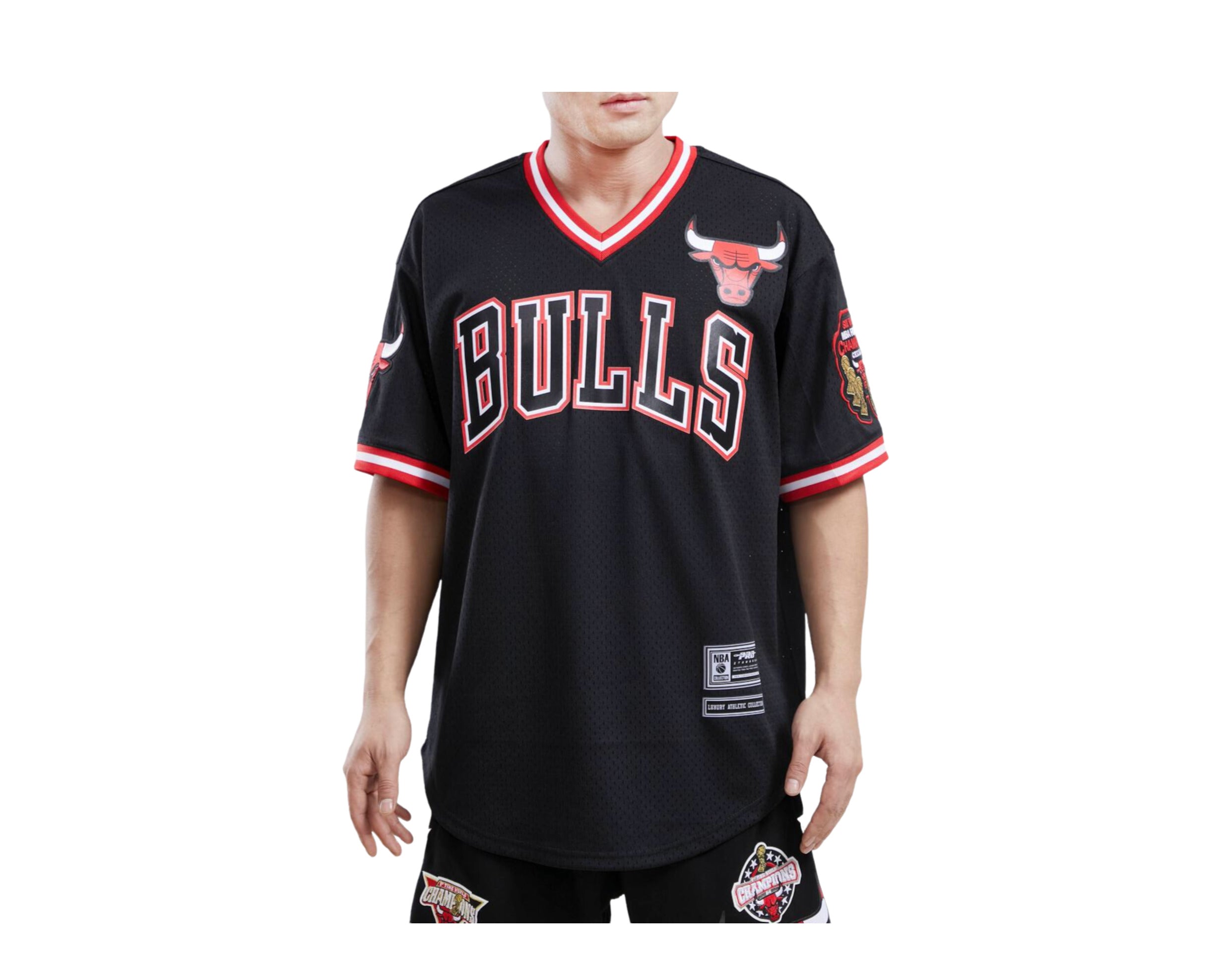 Mitchell & Ness NBA Chicago Bulls mesh t-shirt in red