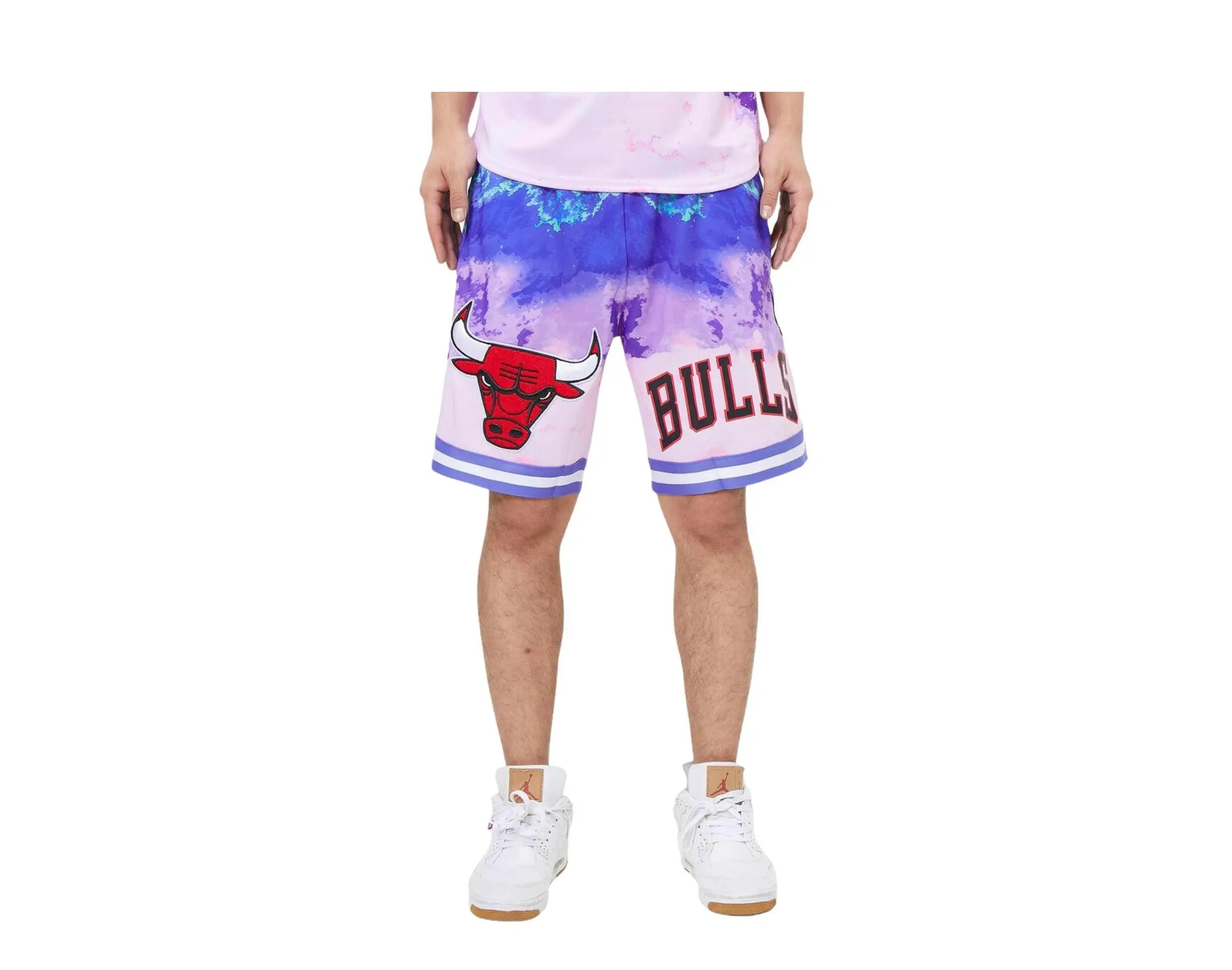 Pro Standard NBA Chicago Bulls Pro Team Pink Dye Men's Shorts.