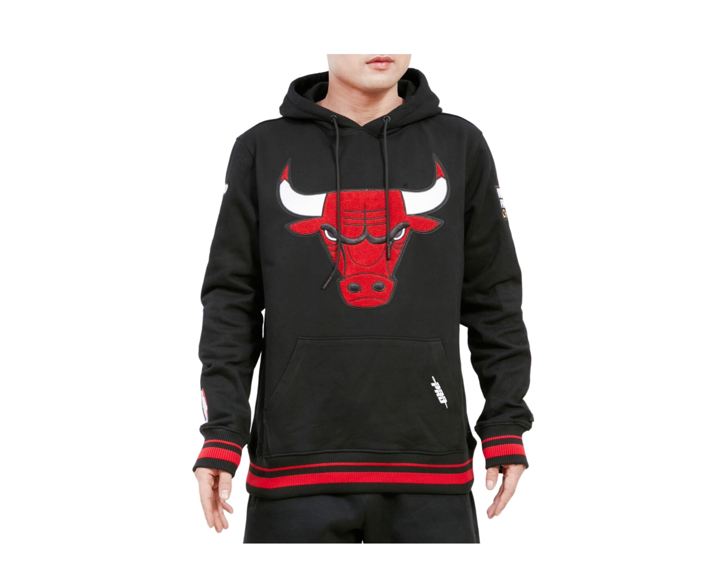 Chicago Bulls Mitchell & Ness Chenille Logo Hoodie