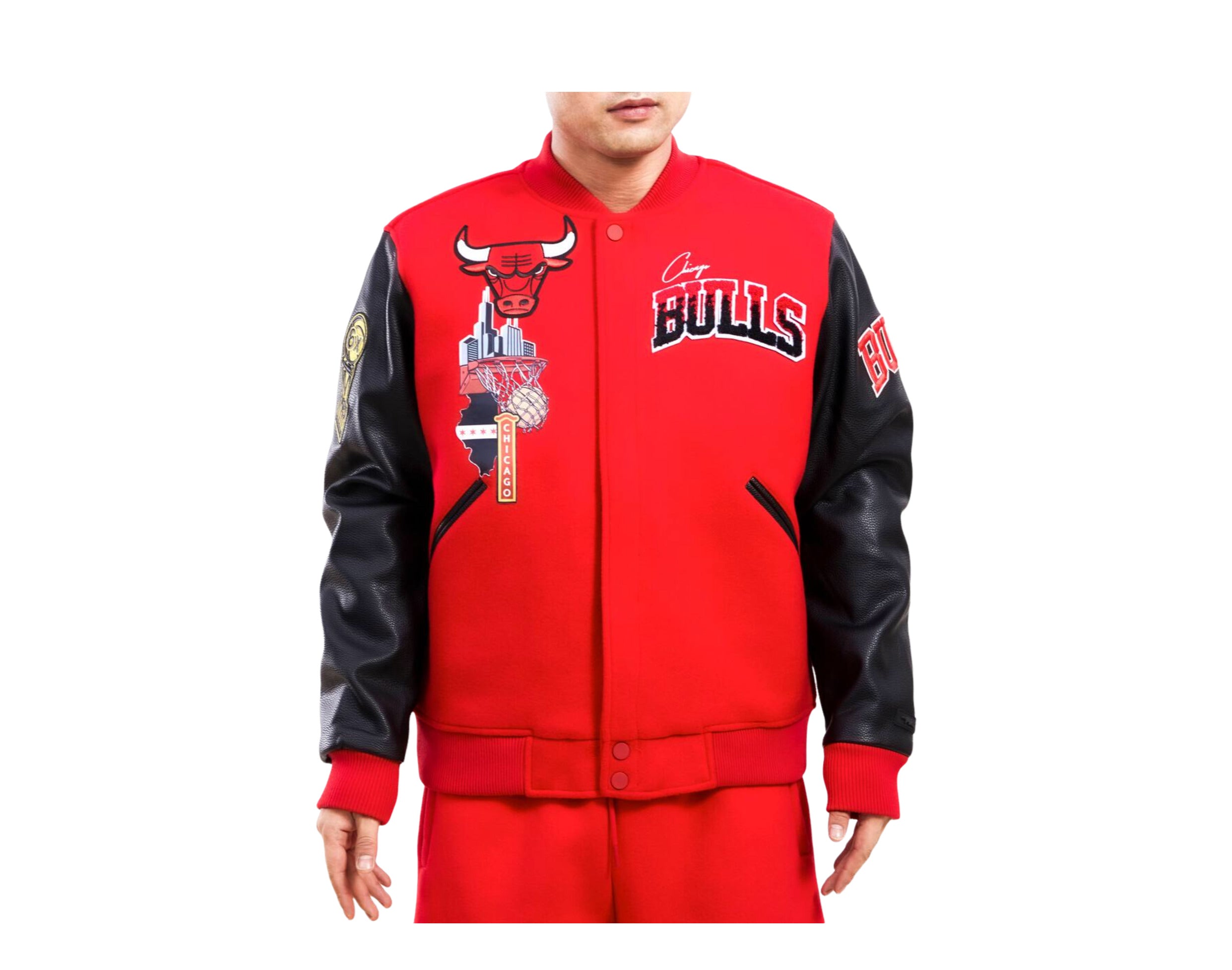 NBA Chicago Bulls Varsity Jacket  Pro Standard Chicago Bulls Jacket