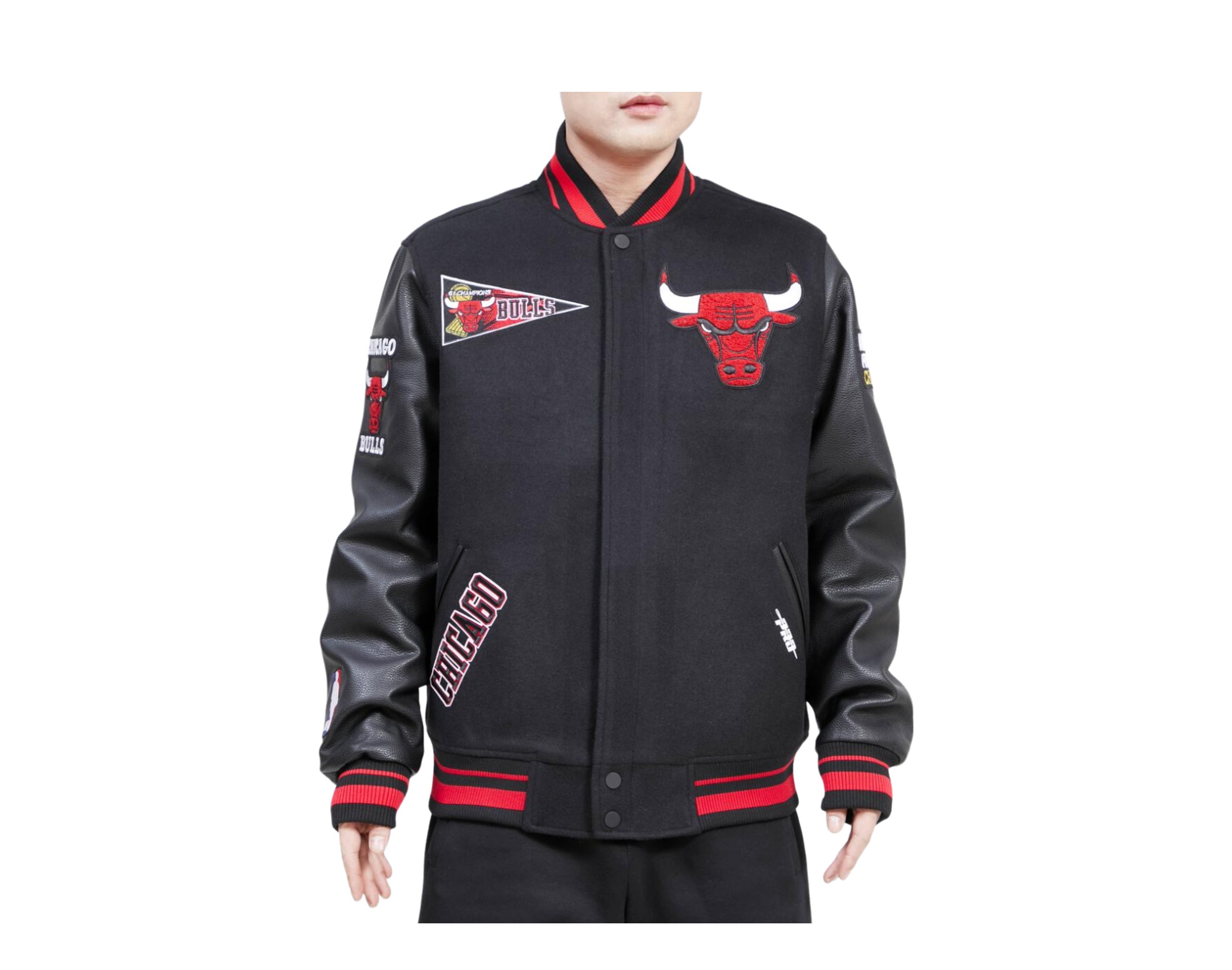 Pro Standard NBA Chicago Bulls Wool Varsity Black M