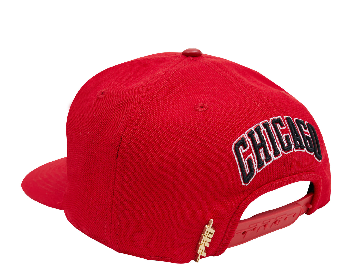 Pro Standard NBA Chicago Bulls Team Logo Snapback Hat W/ Pink Undervisor