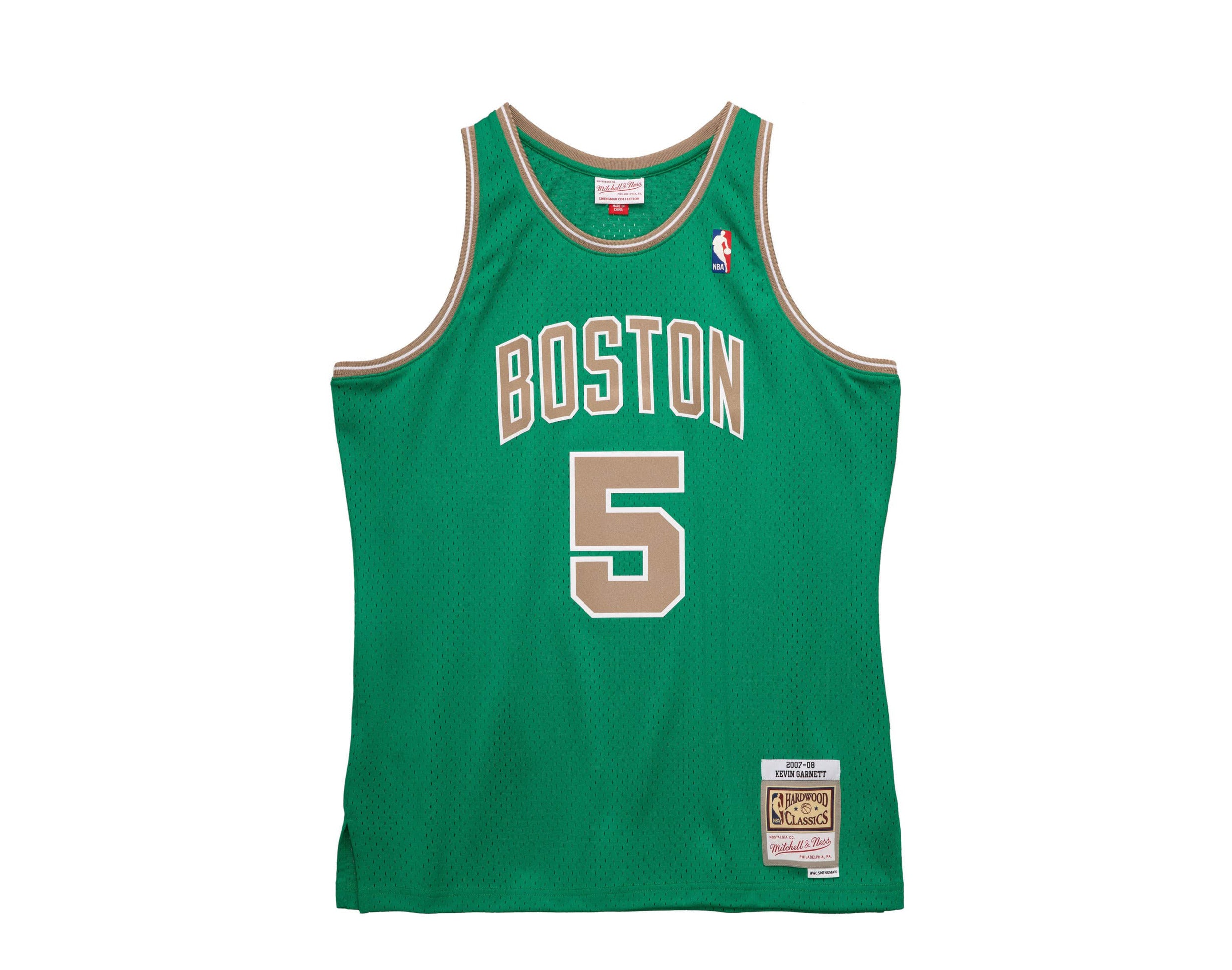 Mitchell & Ness Swingman Green Boston Celtics 2007-08 Kevin Garnett Jersey - S