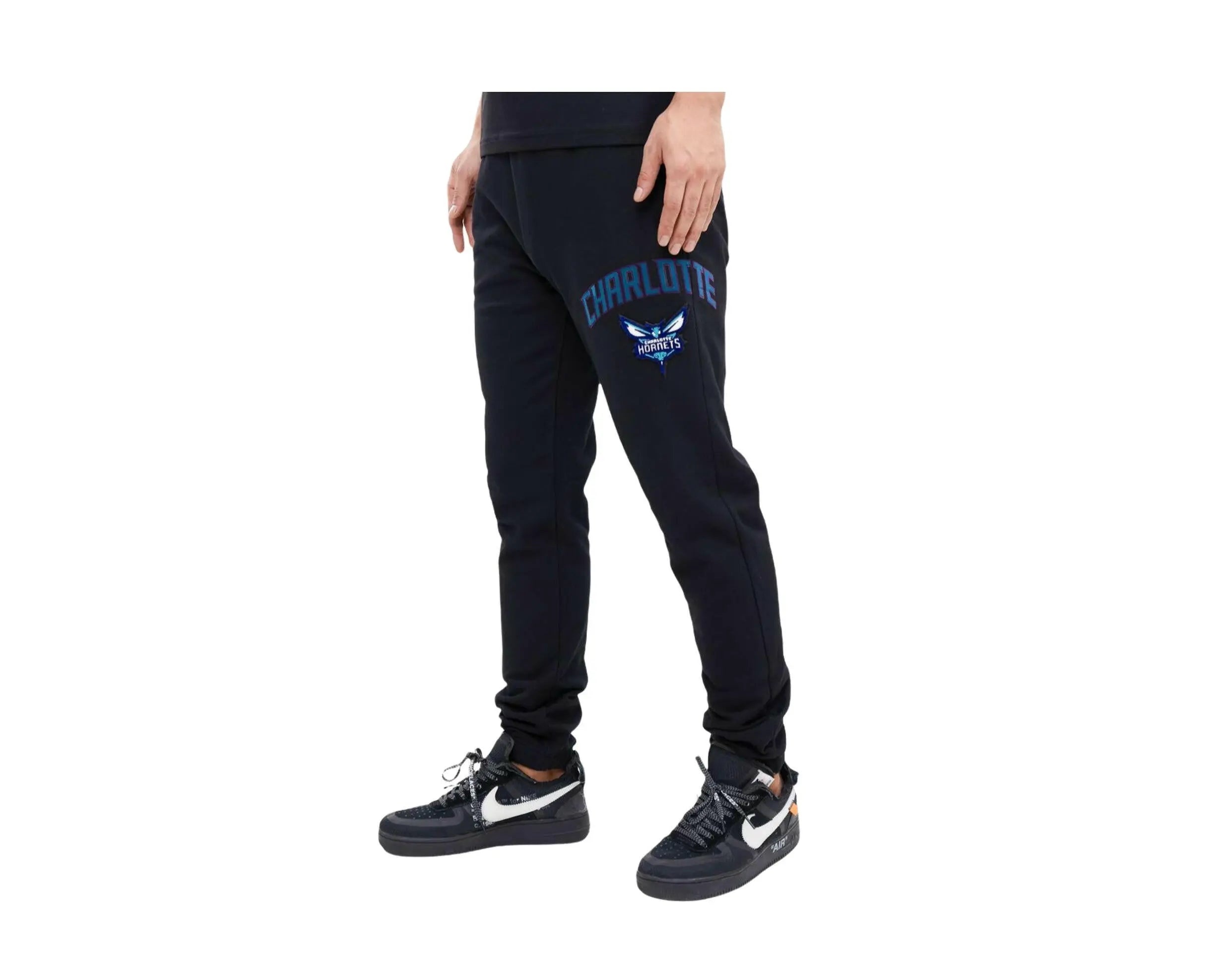 Pro Standard NBA Charlotte Hornets Stacked Logo Sweatpants.