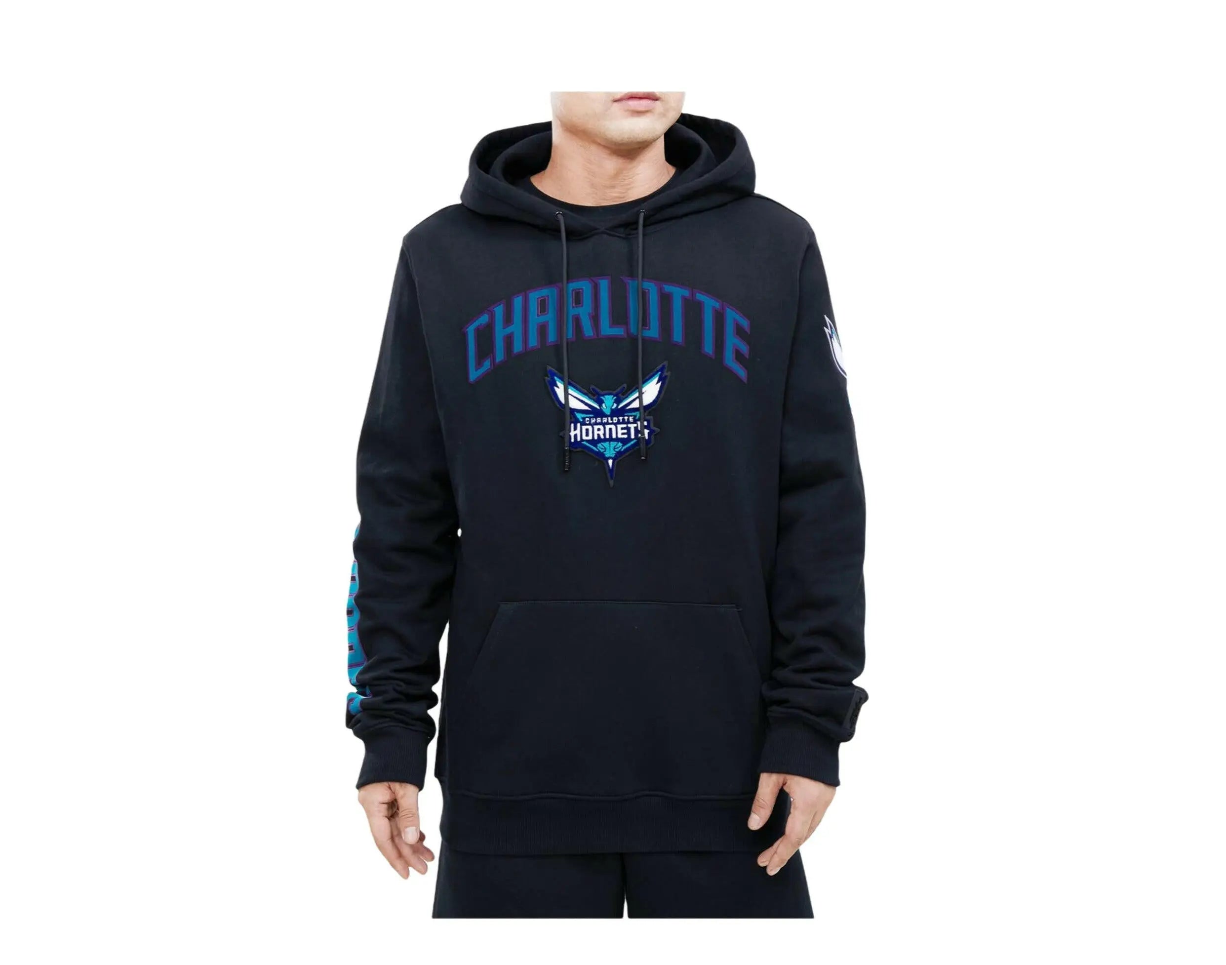 Pro Standard NBA Charlotte Hornets Stacked Logo P/O Hoodie.