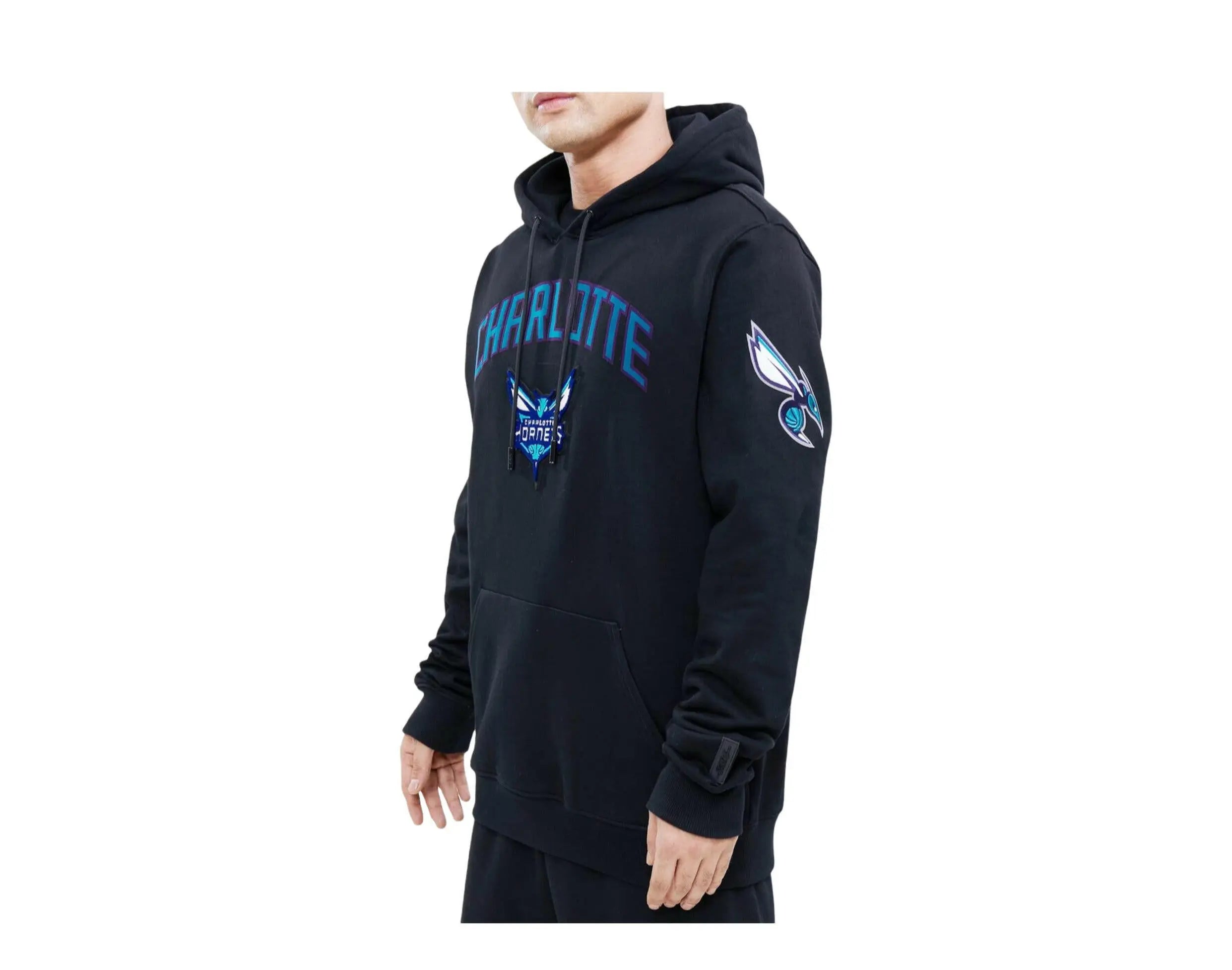 Pro Standard NBA Charlotte Hornets Stacked Logo P/O Hoodie.