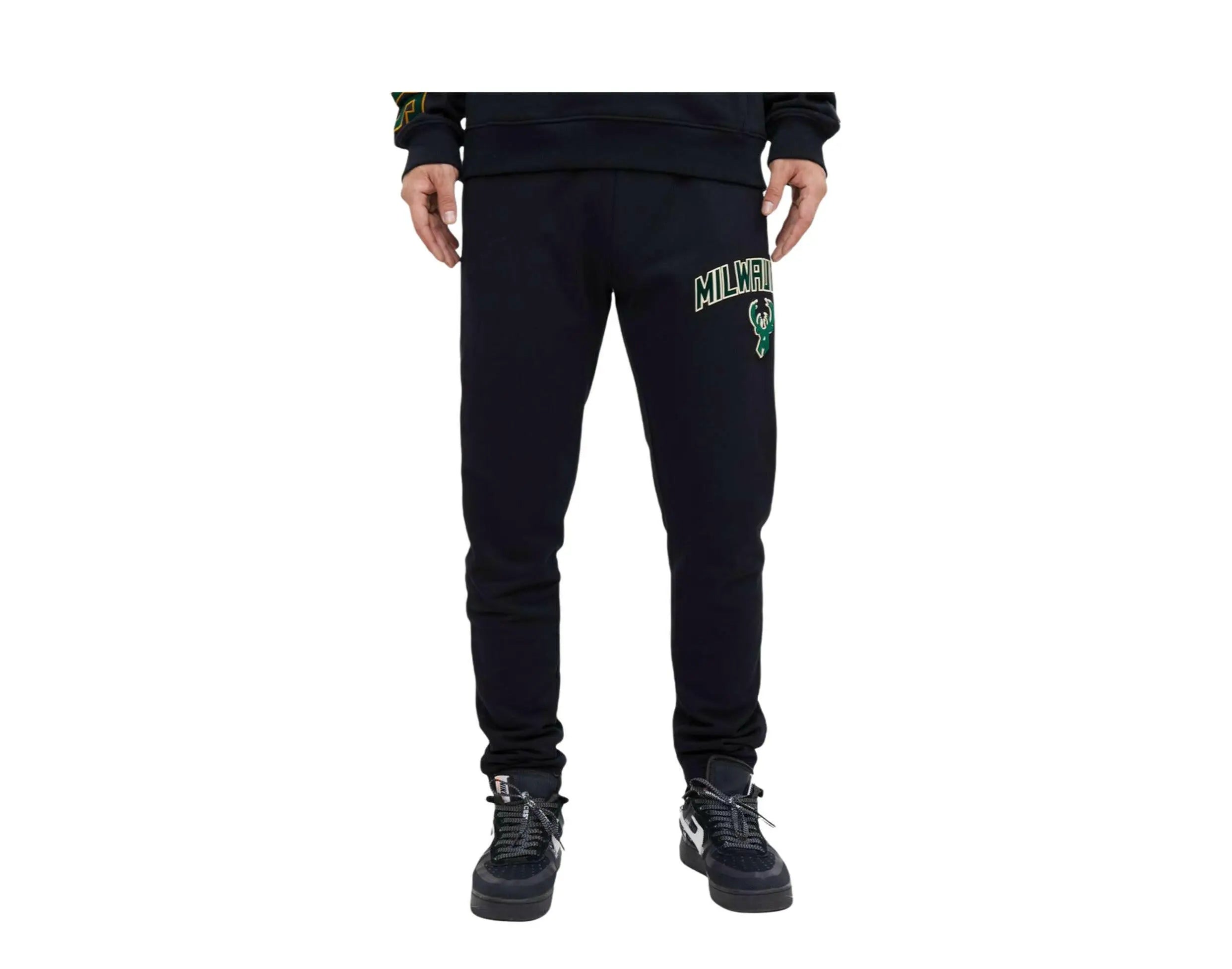 Pro Standard NBA Milwaukee Bucks Stacked Logo Sweatpants.