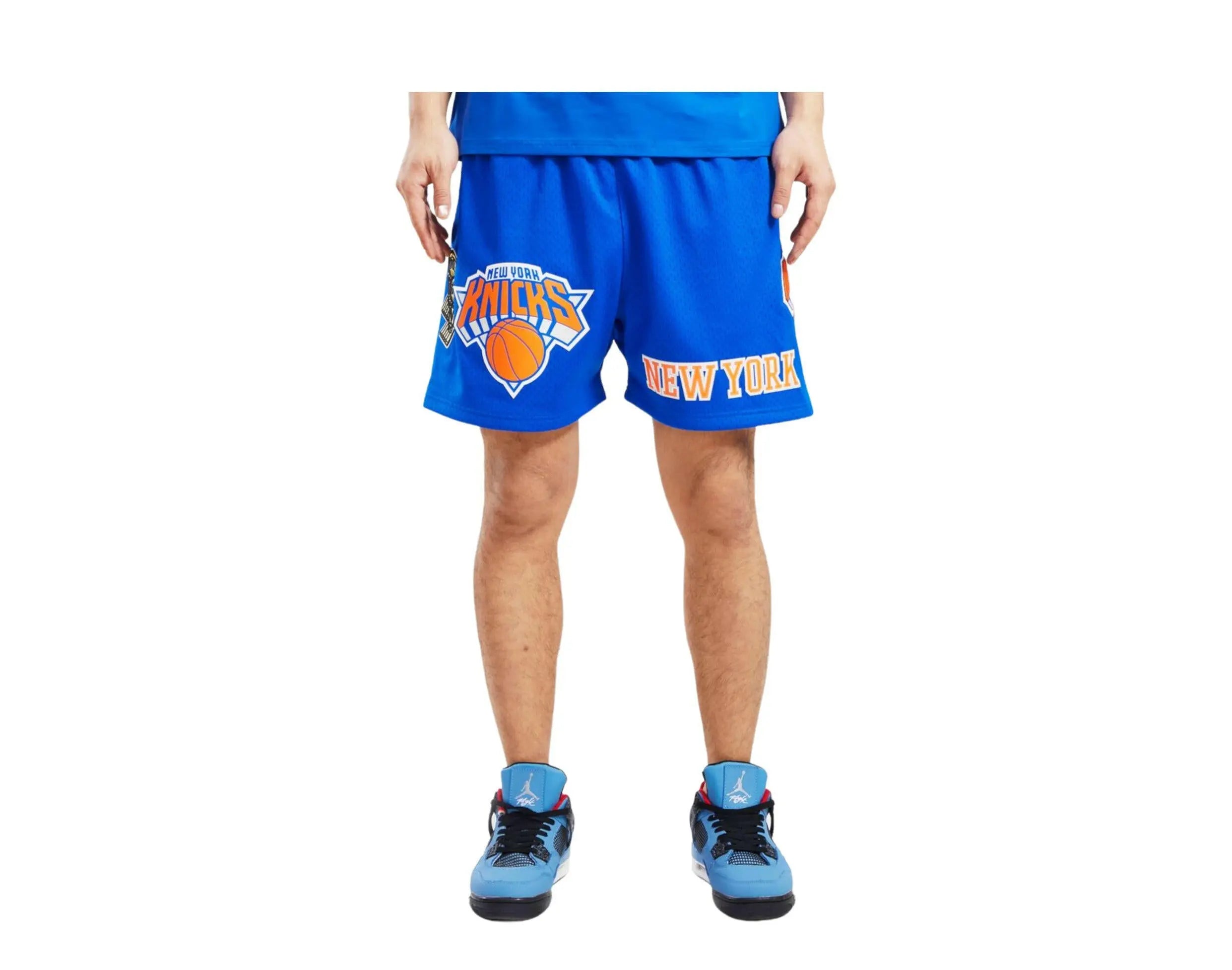 Pro Standard NBA New York Knicks Logo Pro Team Mesh Shorts.