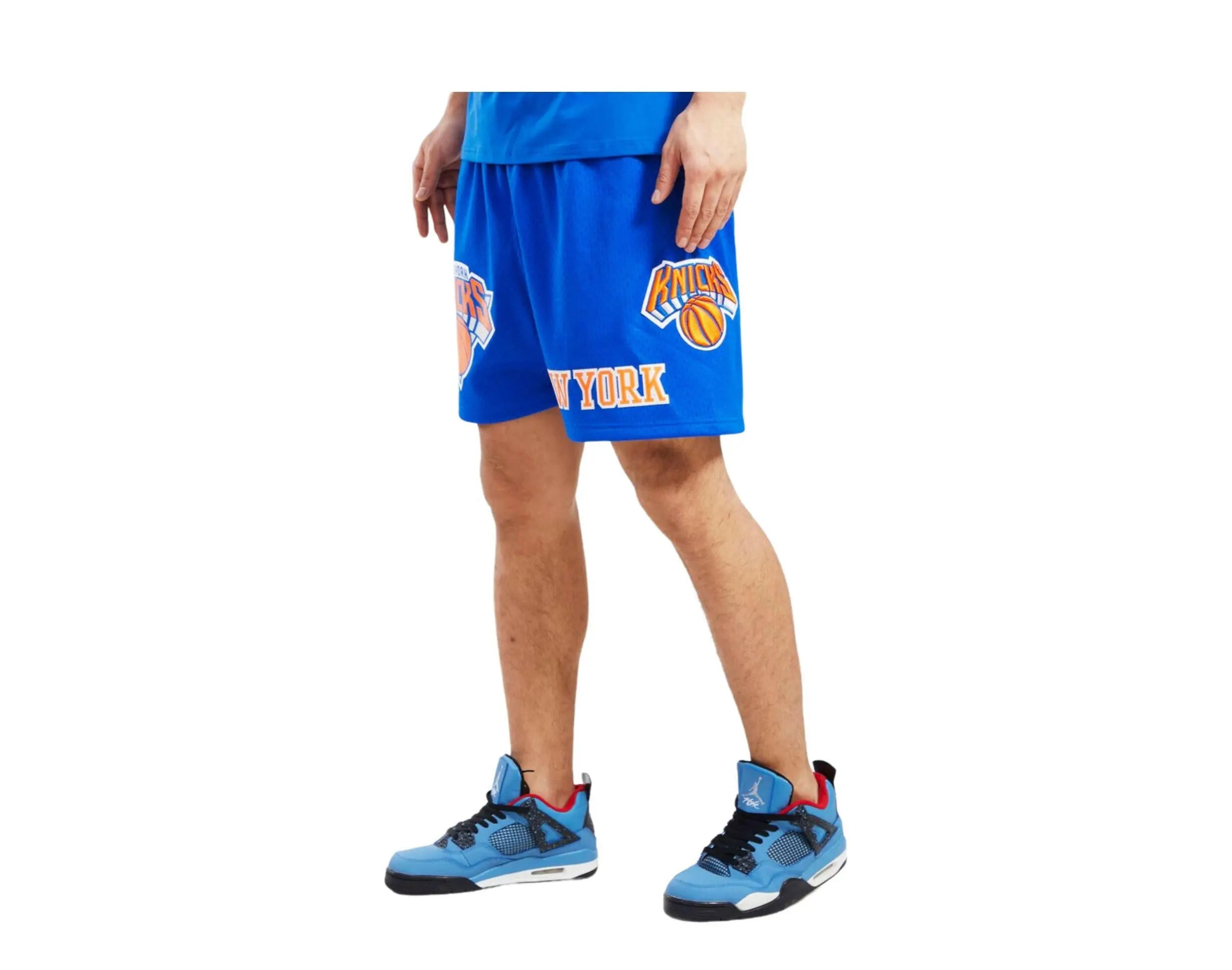 Pro Standard NBA New York Knicks Logo Pro Team Mesh Shorts.