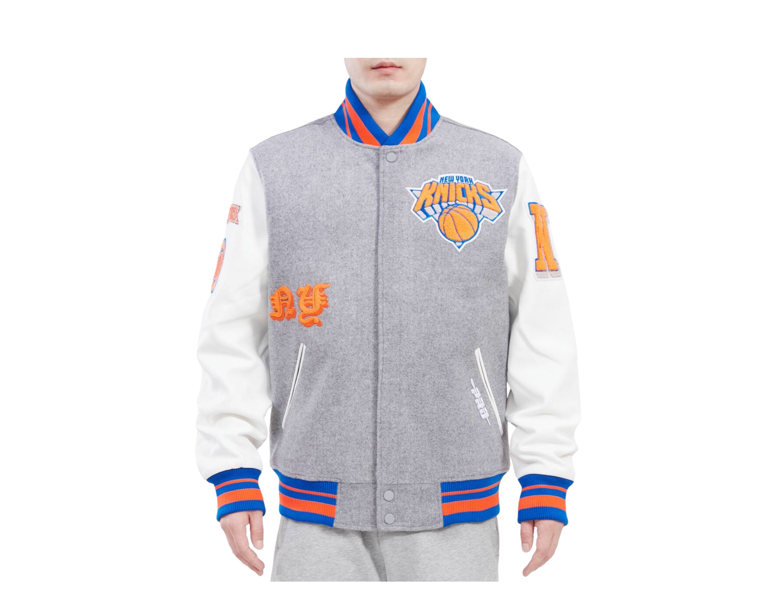 Pro Standard Men's New York Knicks Old English Varsity Jacket