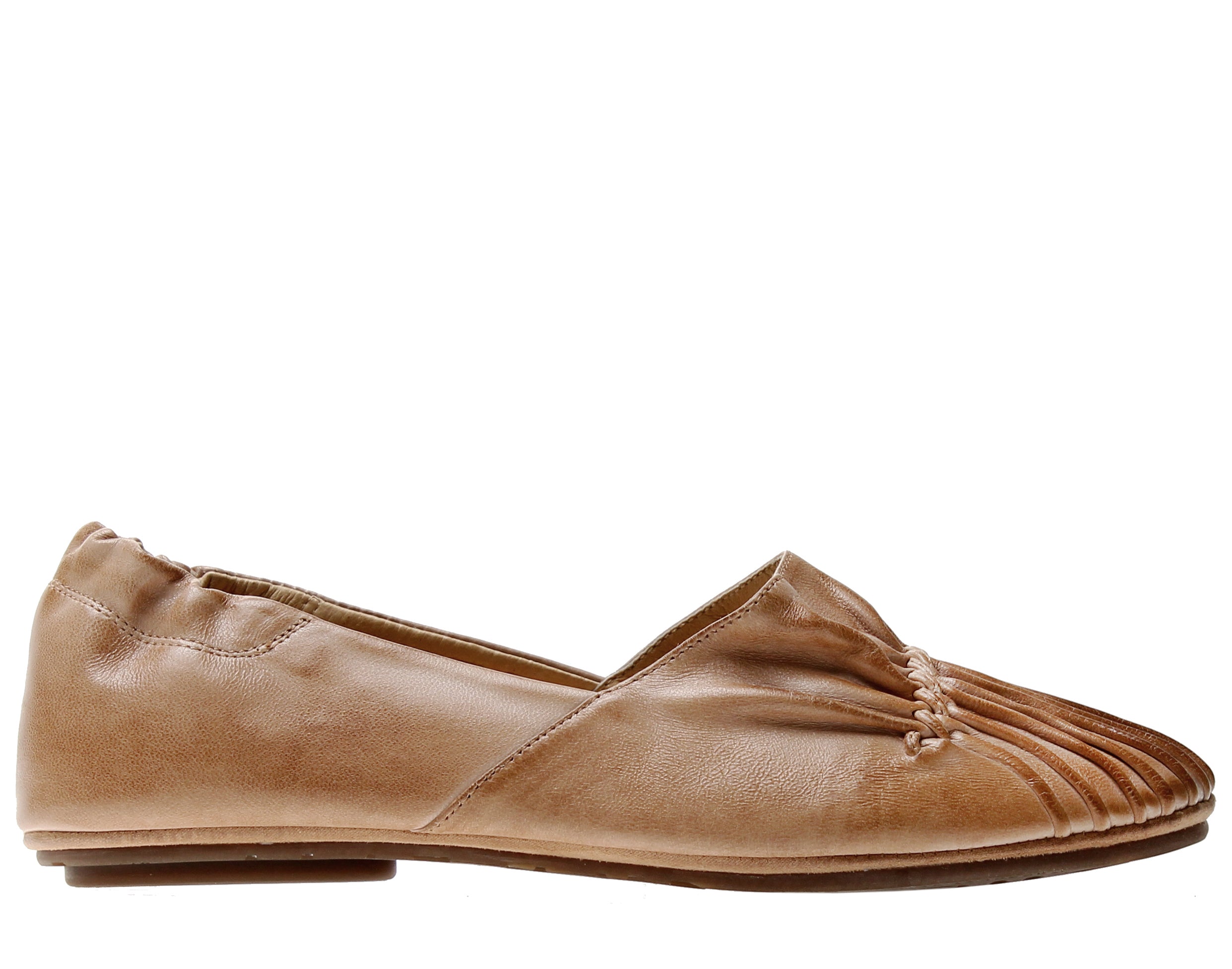 Chocolat Blu Cam2 Pleated Moccasin Flat Women's Shoes